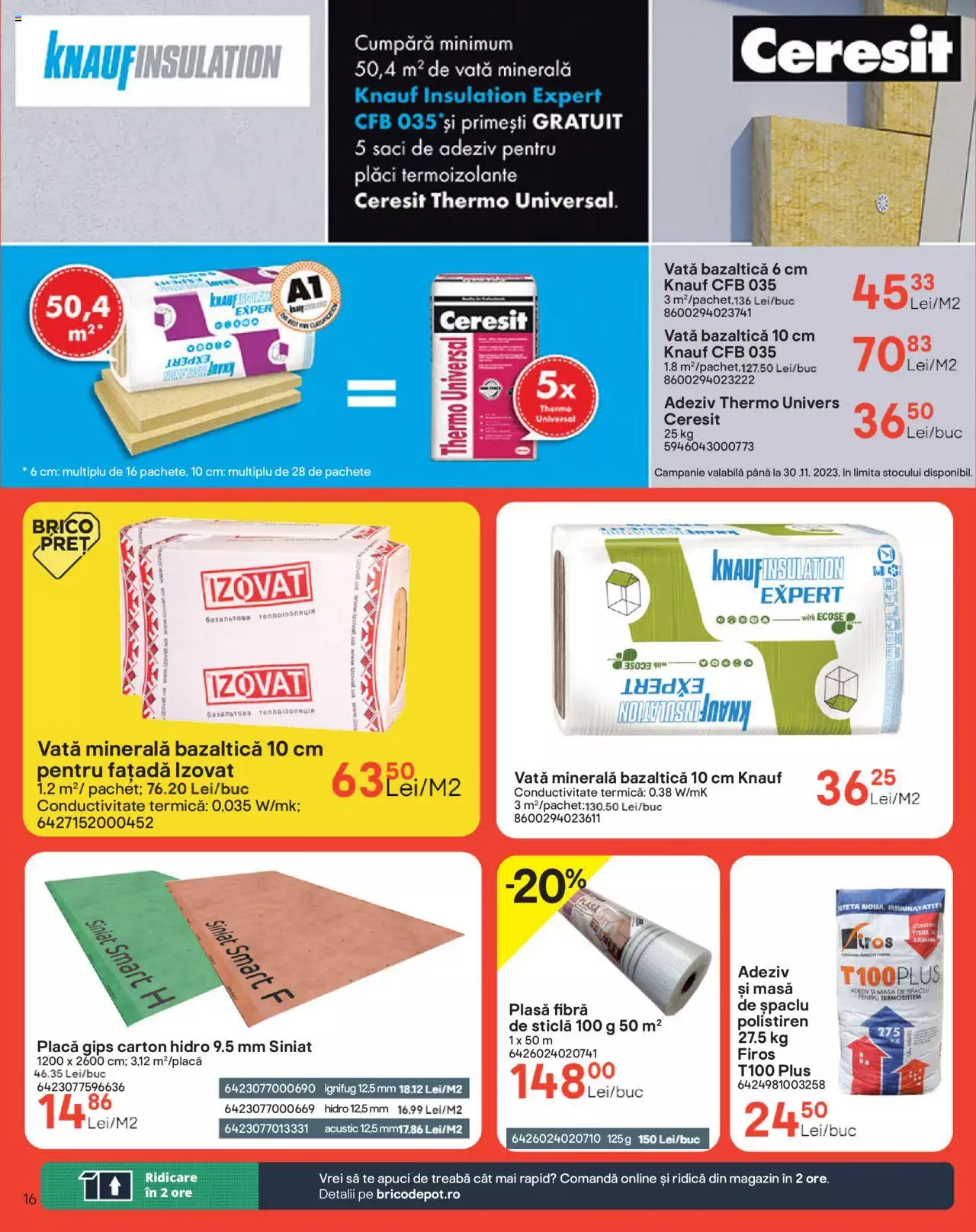 Catalog Brico Depot 12 Octombrie - 8 Noiembrie 2023 | Pagina 16