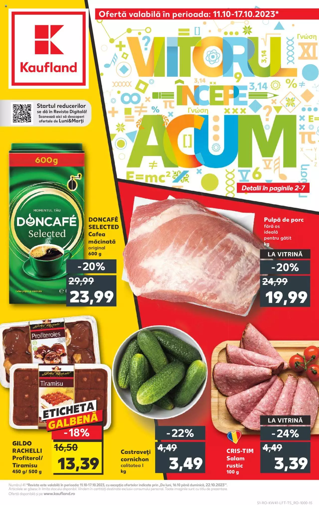 Catalog Kaufland 11 - 17 Octombrie 2023 | Pagina 1
