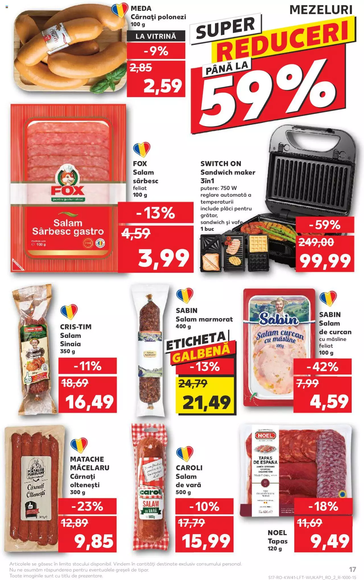 Catalog Kaufland 11 - 17 Octombrie 2023 | Pagina 17