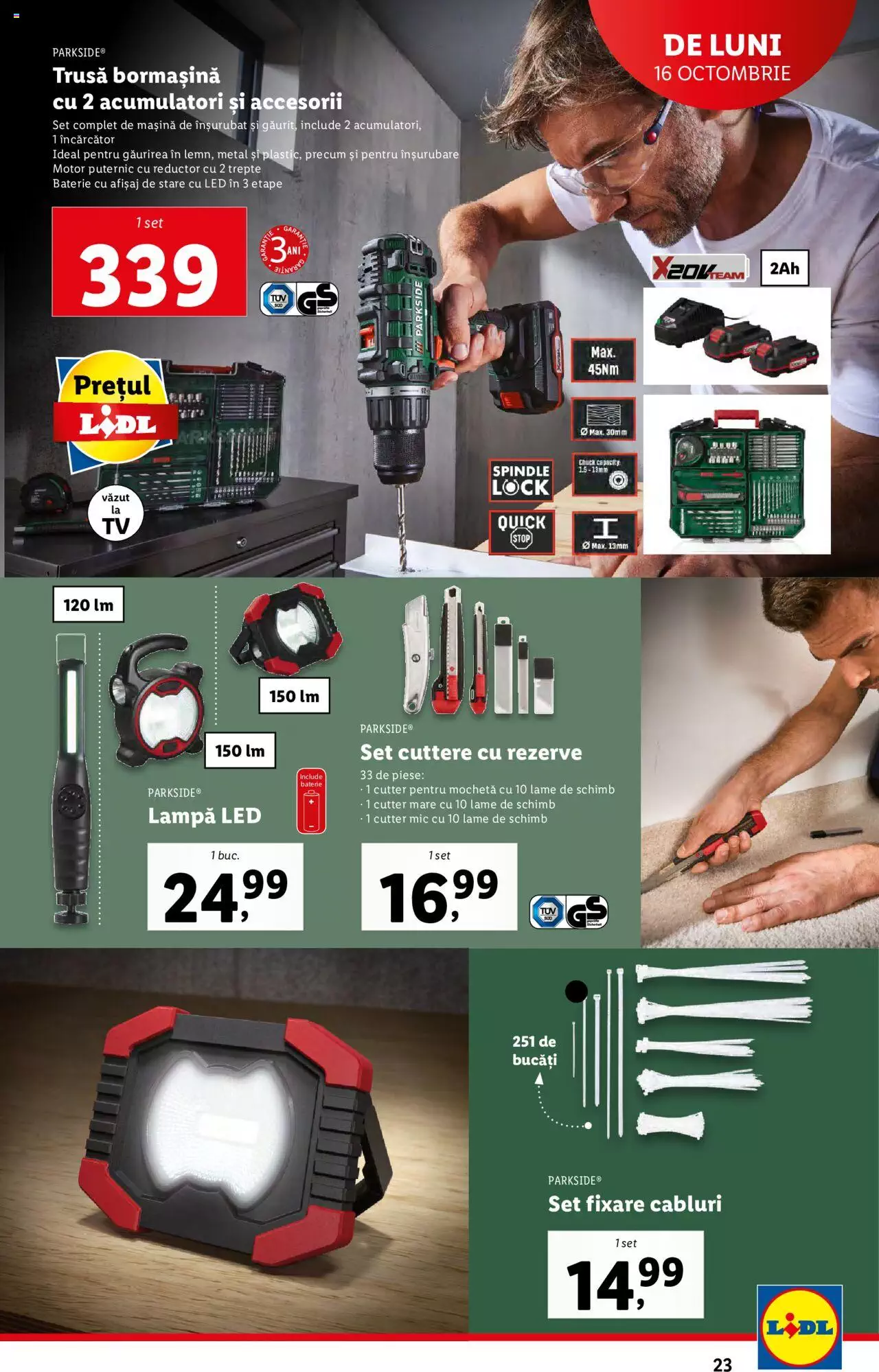 Catalog LIDL 16 - 22 Octombrie 2023 | Pagina 23