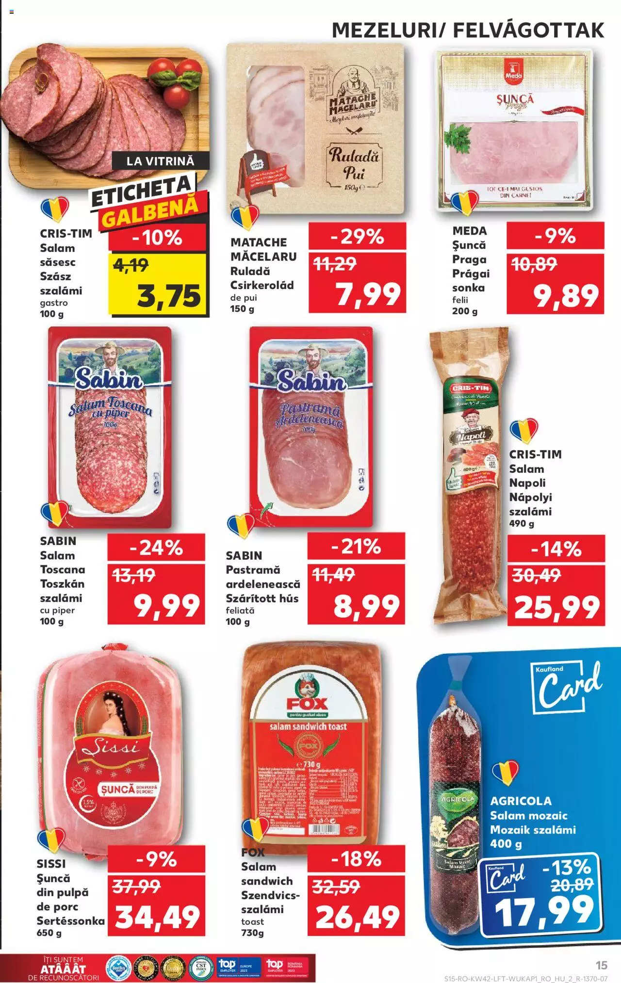 Catalog Kaufland 18 - 24 Octombrie 2023 | Pagina 15