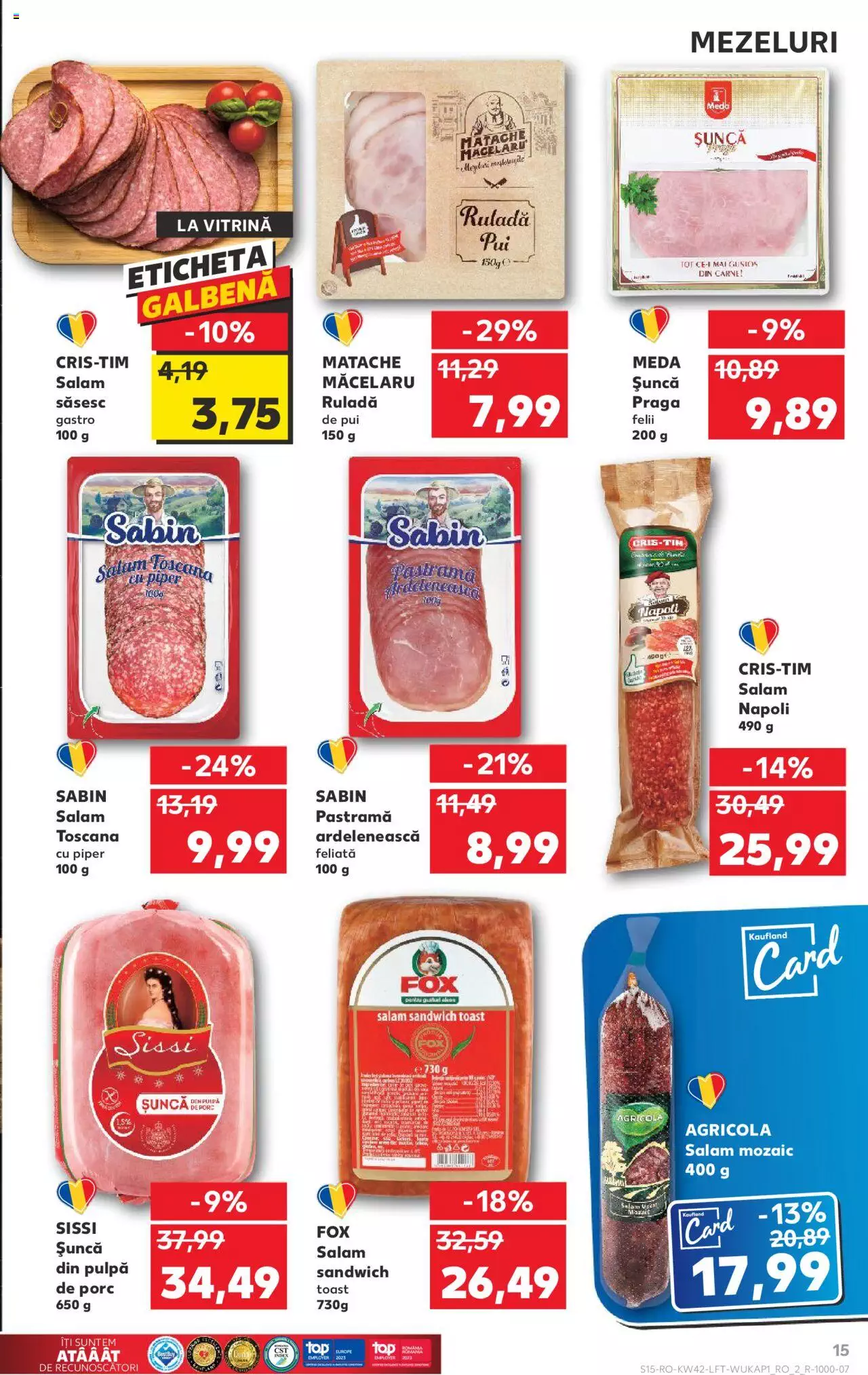 Catalog Kaufland 18 - 24 Octombrie 2023 | Pagina 15