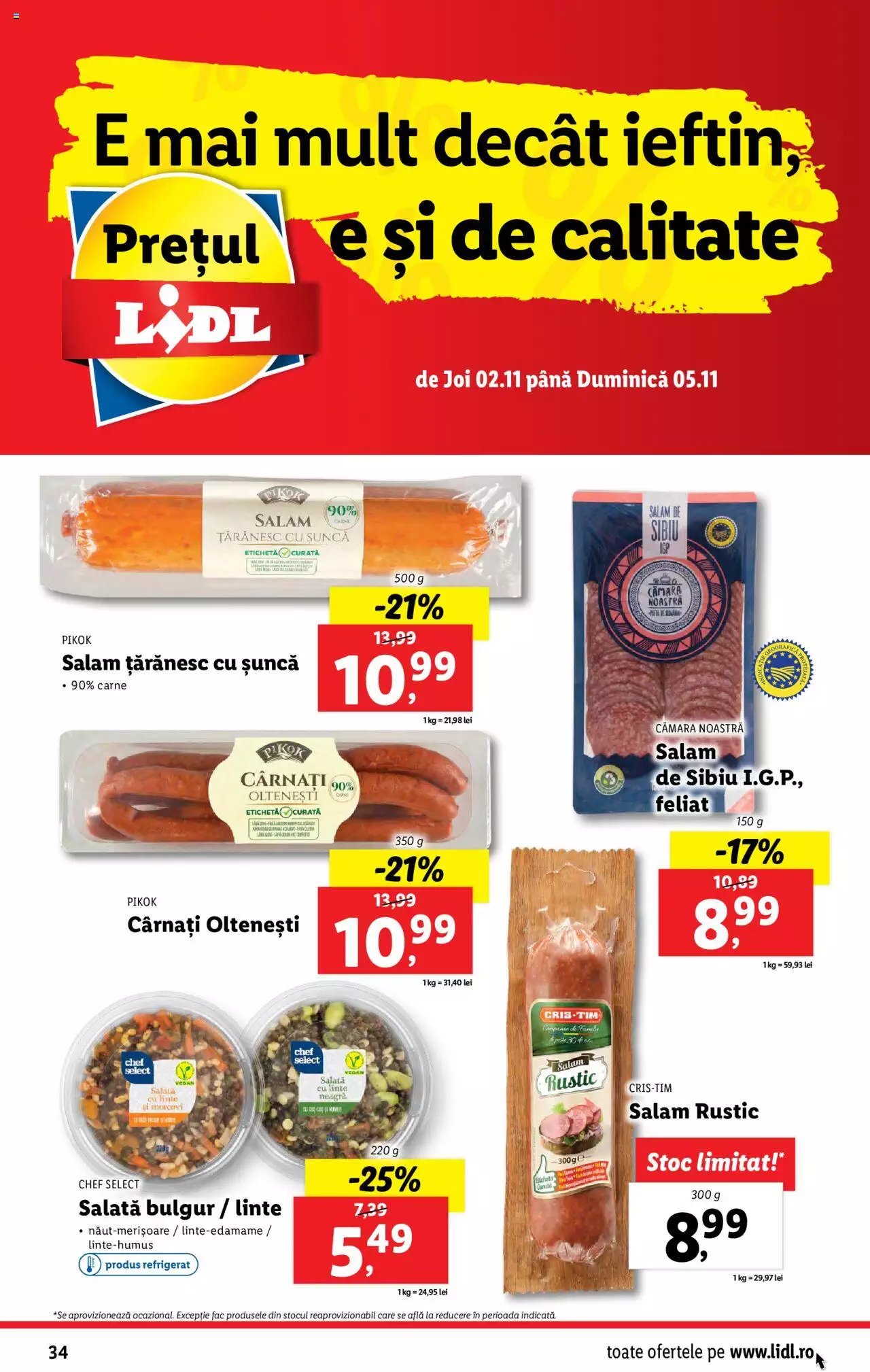 Catalog LIDL 30 Octombrie - 5 Noiembrie 2023 | Pagina 34