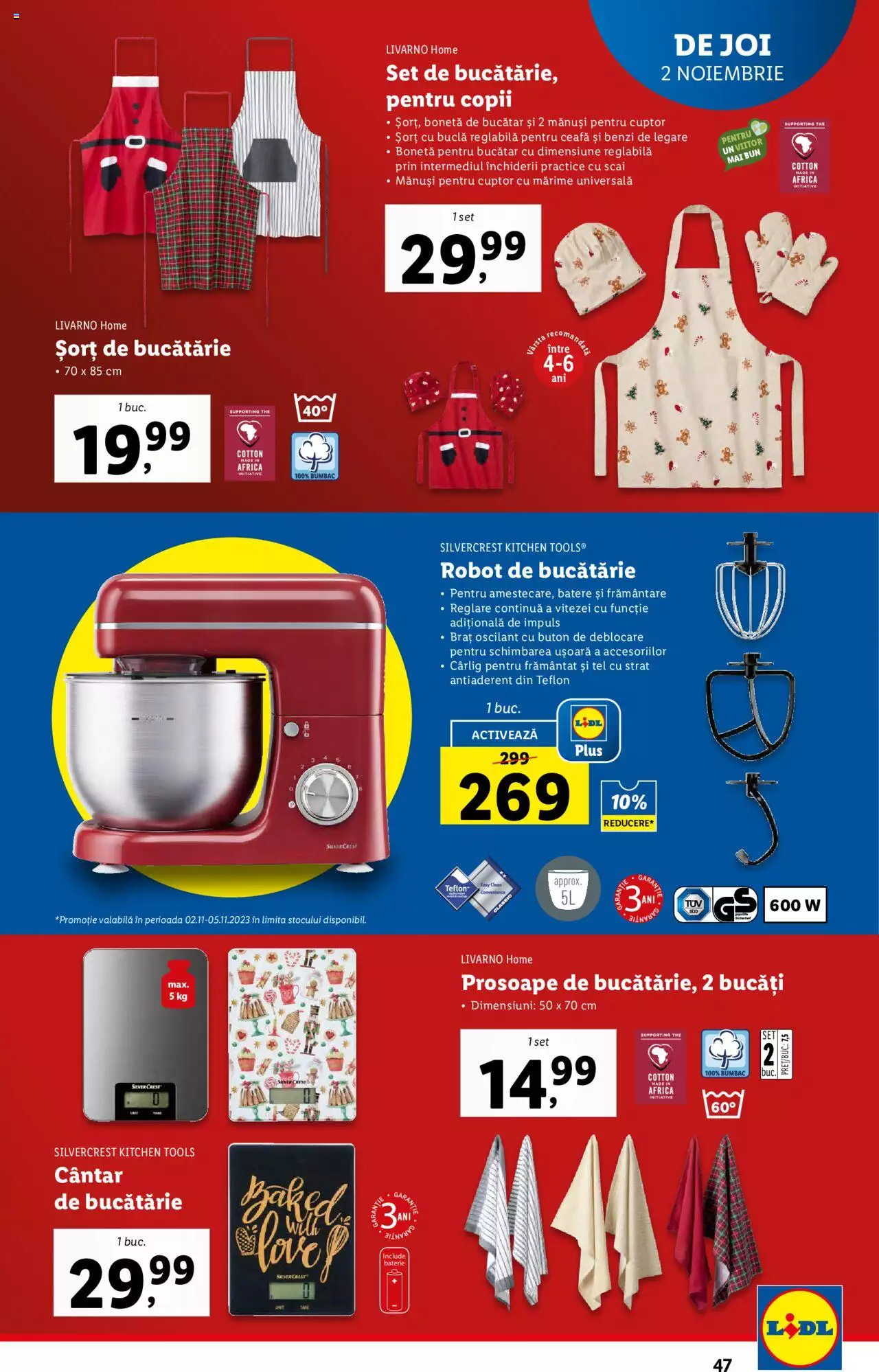 Catalog LIDL 30 Octombrie - 5 Noiembrie 2023 | Pagina 47