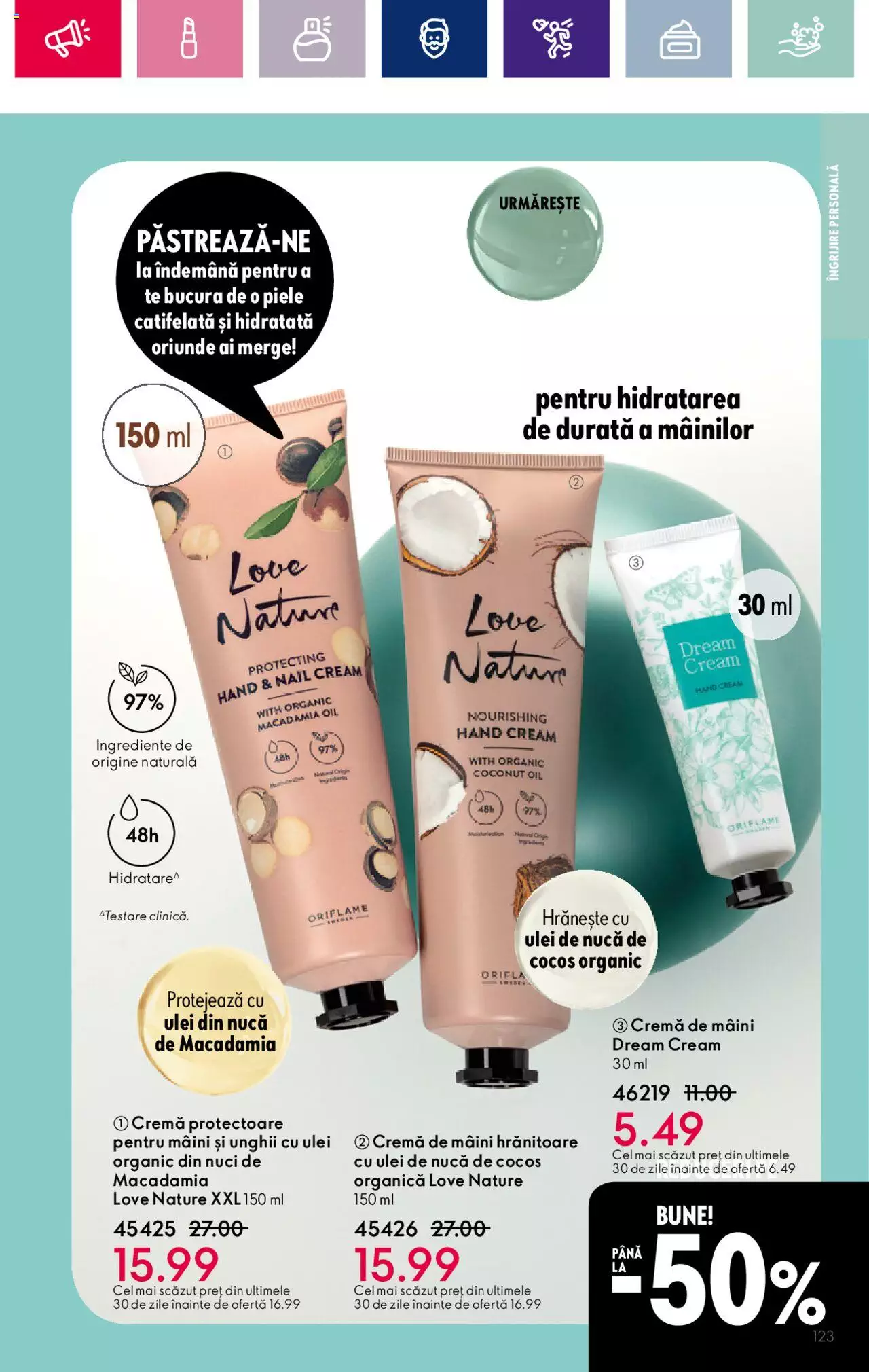 Catalog Oriflame 31 Octombrie - 14 Noiembrie 2023 | Pagina 123