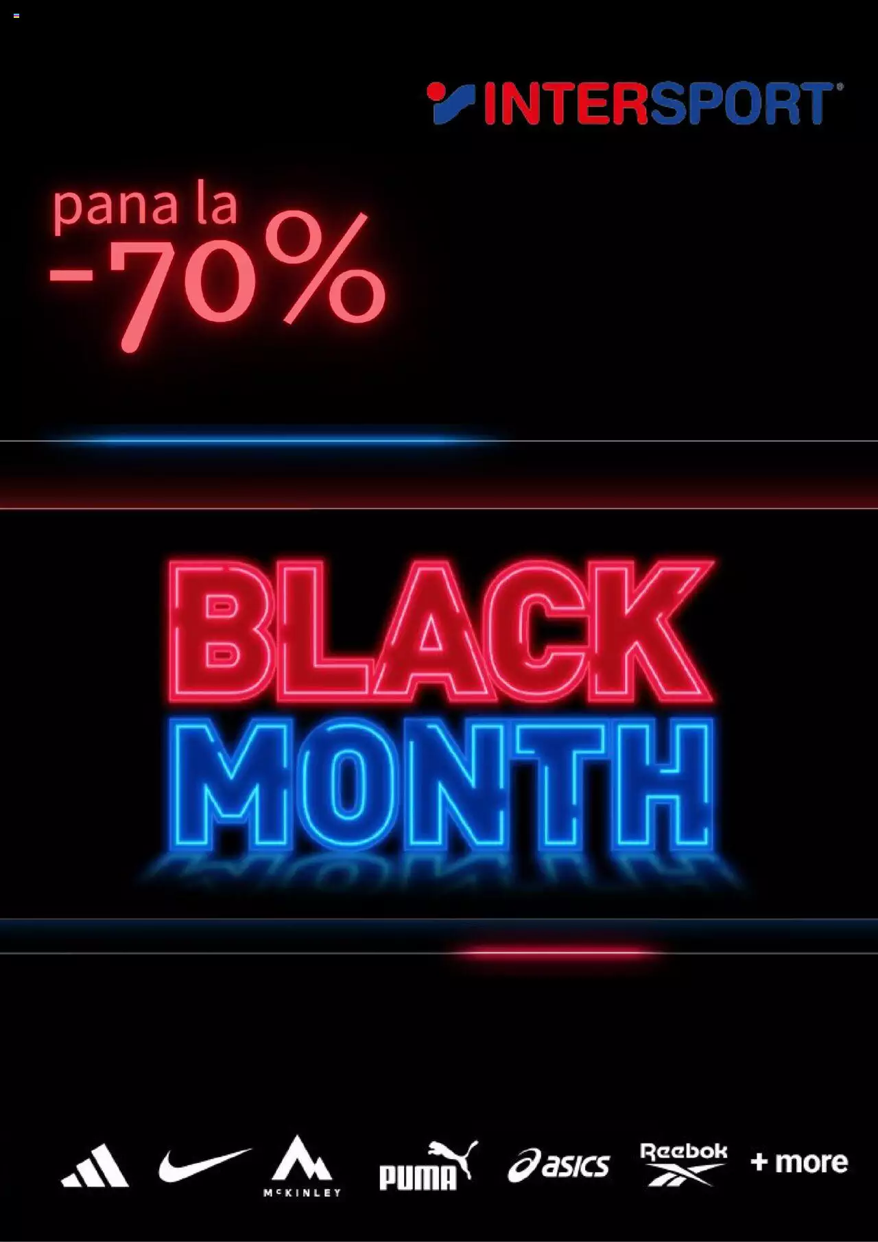 Intersport black deals friday asics