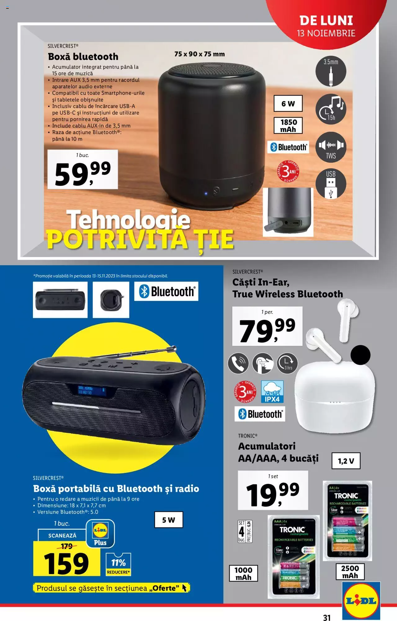 Catalog LIDL 13 - 19 Noiembrie 2023 | Pagina 31