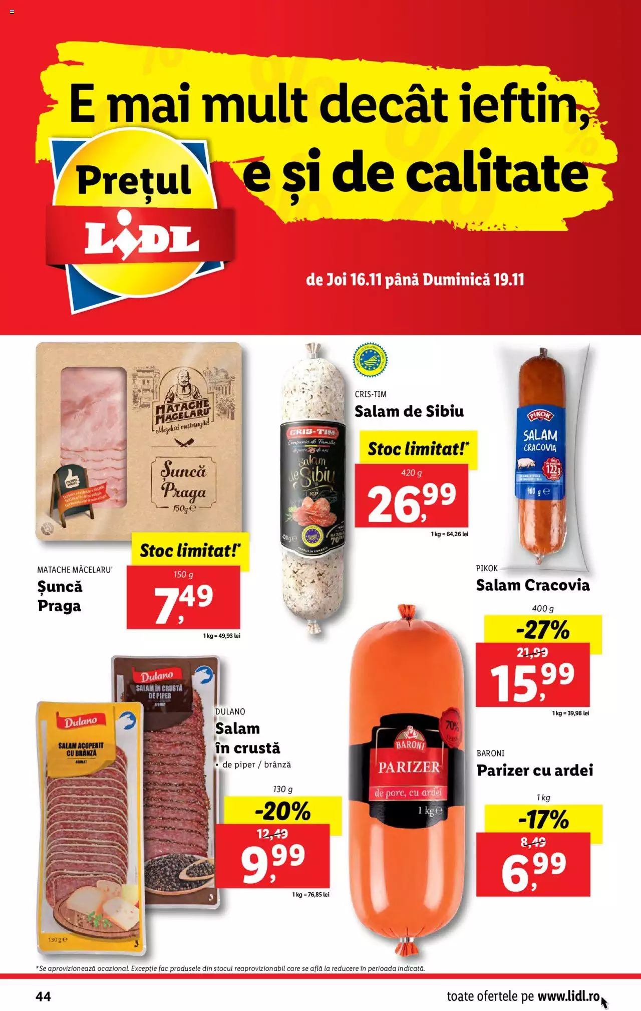 Catalog LIDL 13 - 19 Noiembrie 2023 | Pagina 44