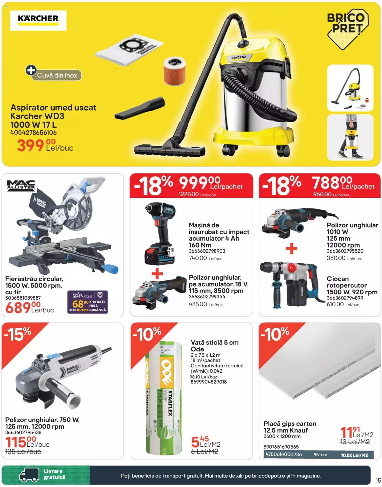Catalog Brico Depot 23 Noiembrie - 23 Decembrie 2023 | Pagina 15