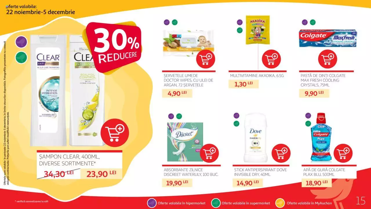 Catalog Auchan 22 Noiembrie - 5 Decembrie 2023 | Pagina 15