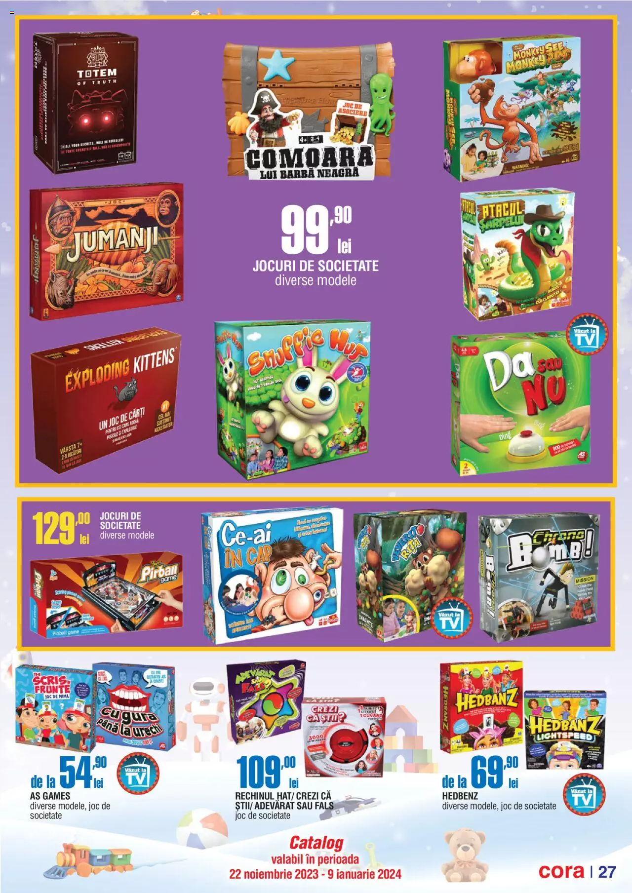 Catalog Cora 22 Noiembrie 2023 - 9 Ianuarie 2024 | Pagina 27