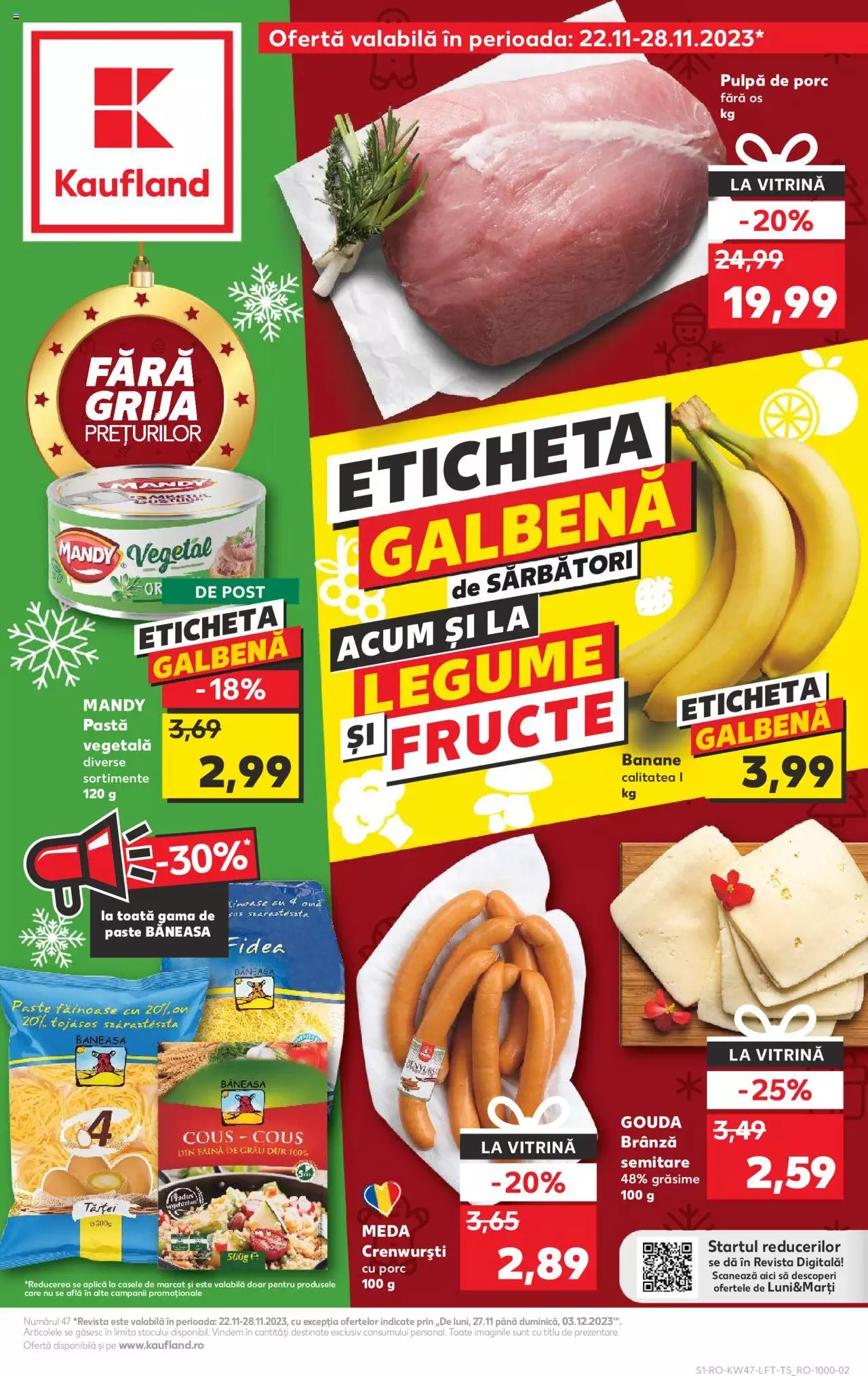 Catalog Kaufland 22 - 28 Noiembrie 2023 | Pagina 1