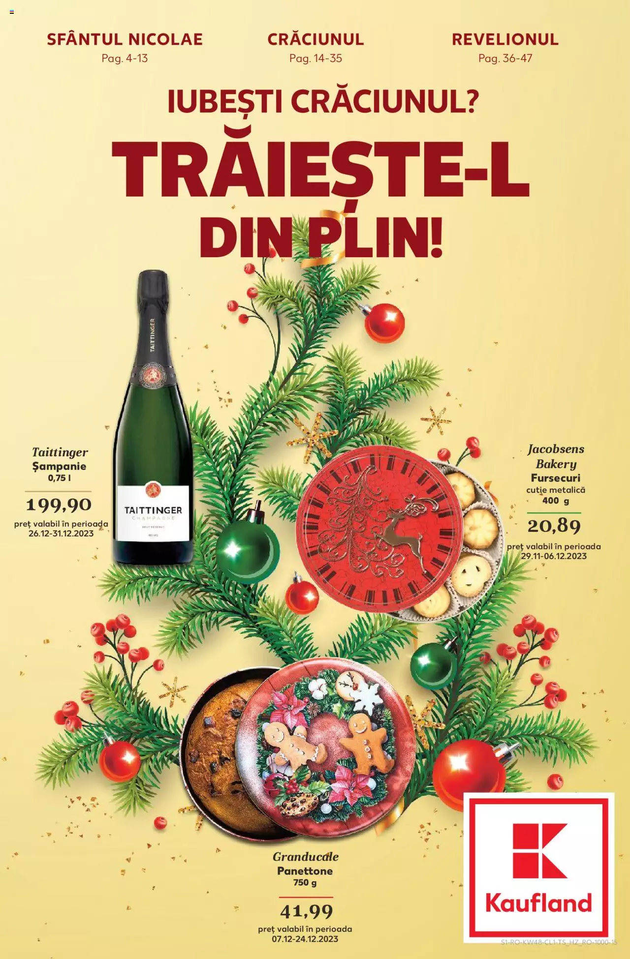 Catalog Kaufland 29 Noiembrie - 31 Decembrie 2023 | Pagina 1