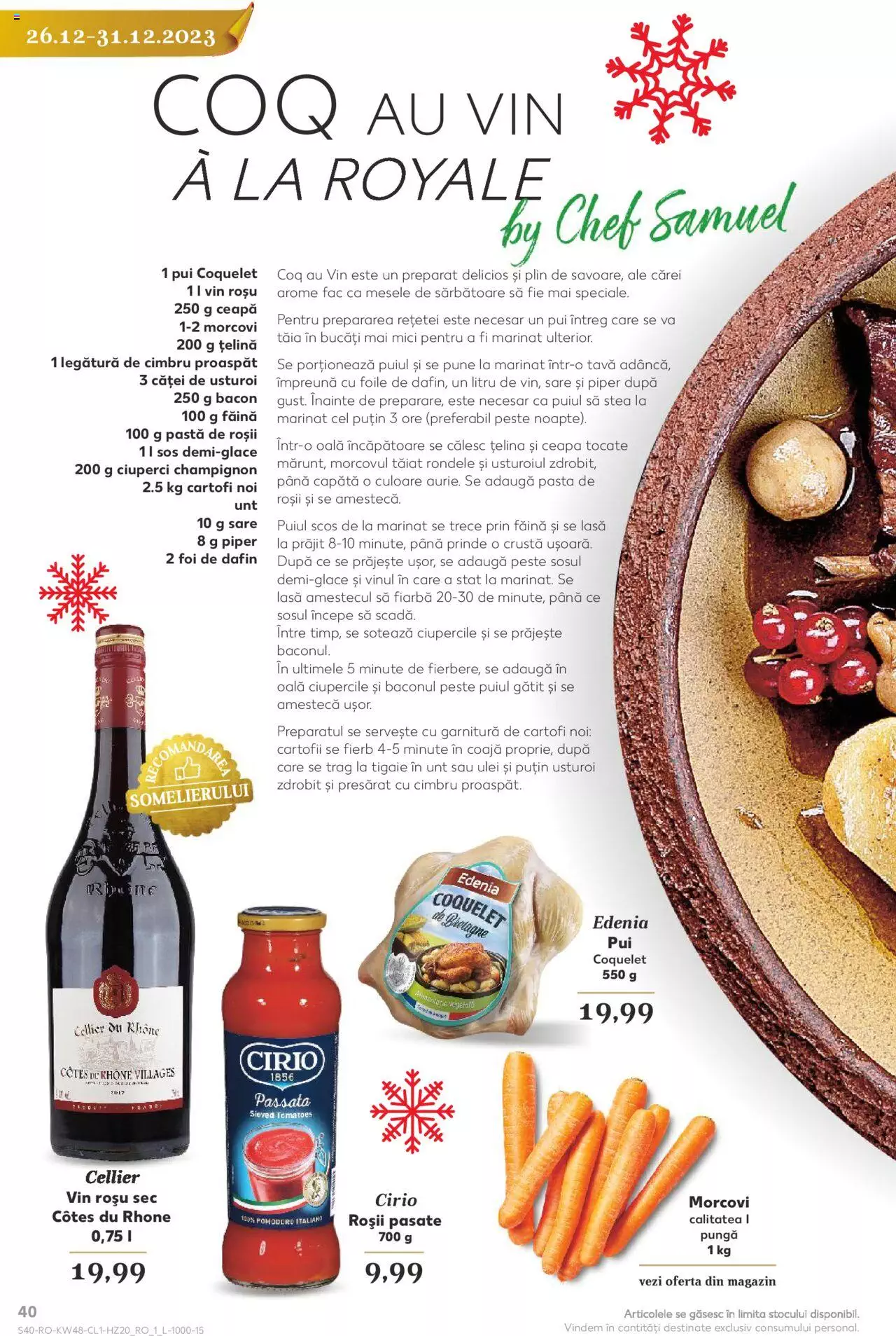 Catalog Kaufland 29 Noiembrie - 31 Decembrie 2023 | Pagina 40