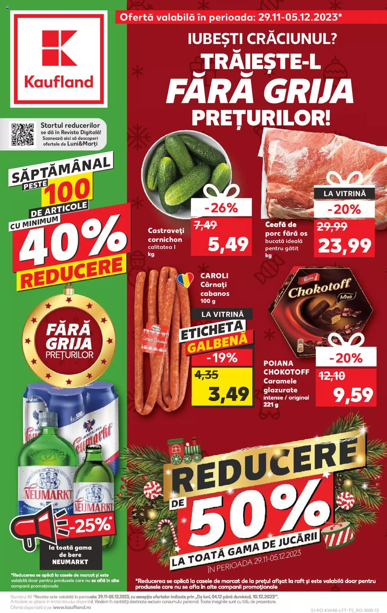 Catalog Kaufland 29 Noiembrie - 5 Decembrie 2023 | Pagina 1