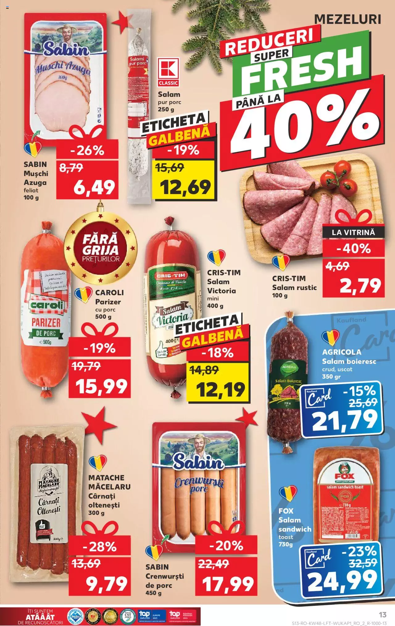 Catalog Kaufland 29 Noiembrie - 5 Decembrie 2023 | Pagina 13