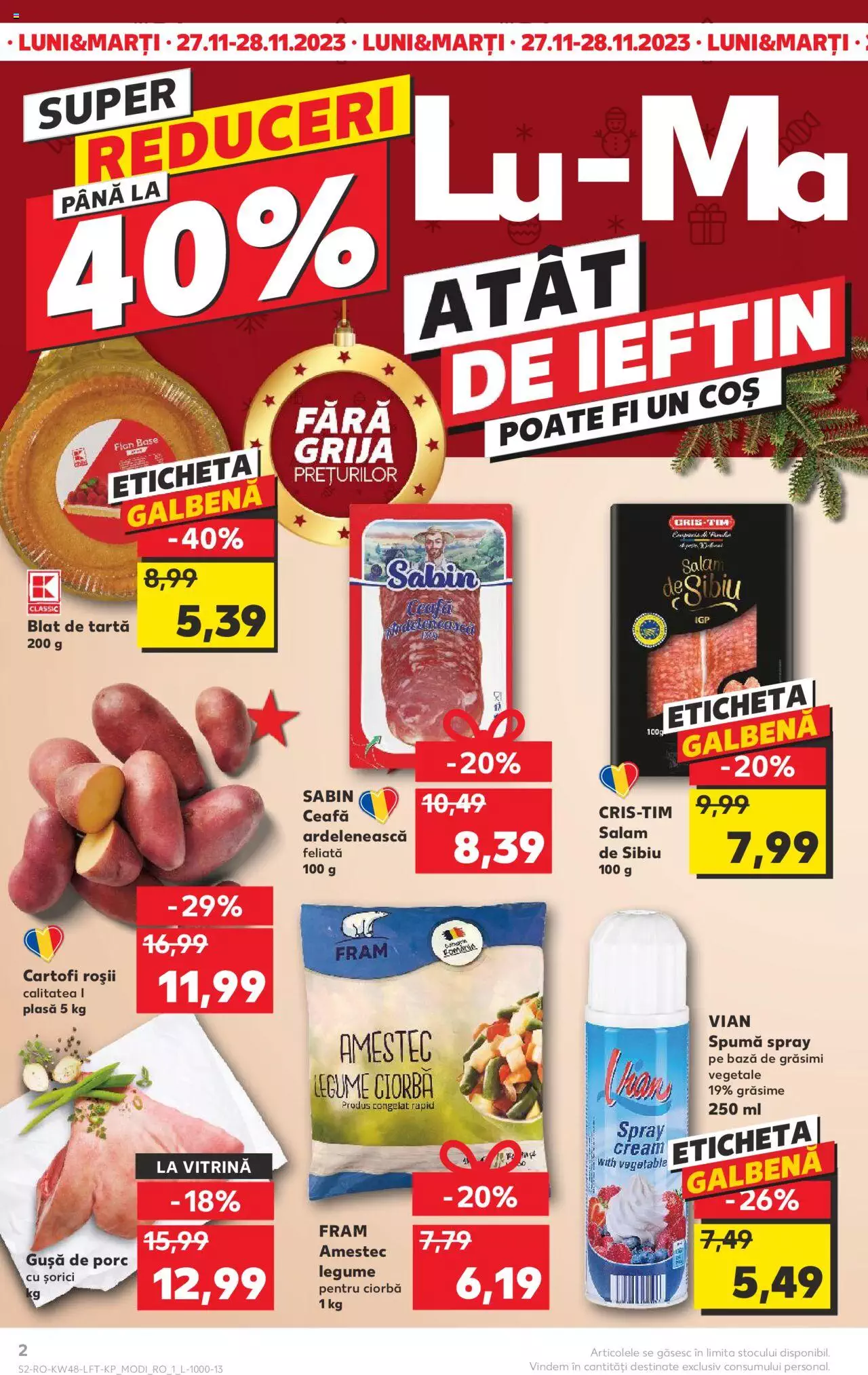 Catalog Kaufland 29 Noiembrie - 5 Decembrie 2023 | Pagina 2