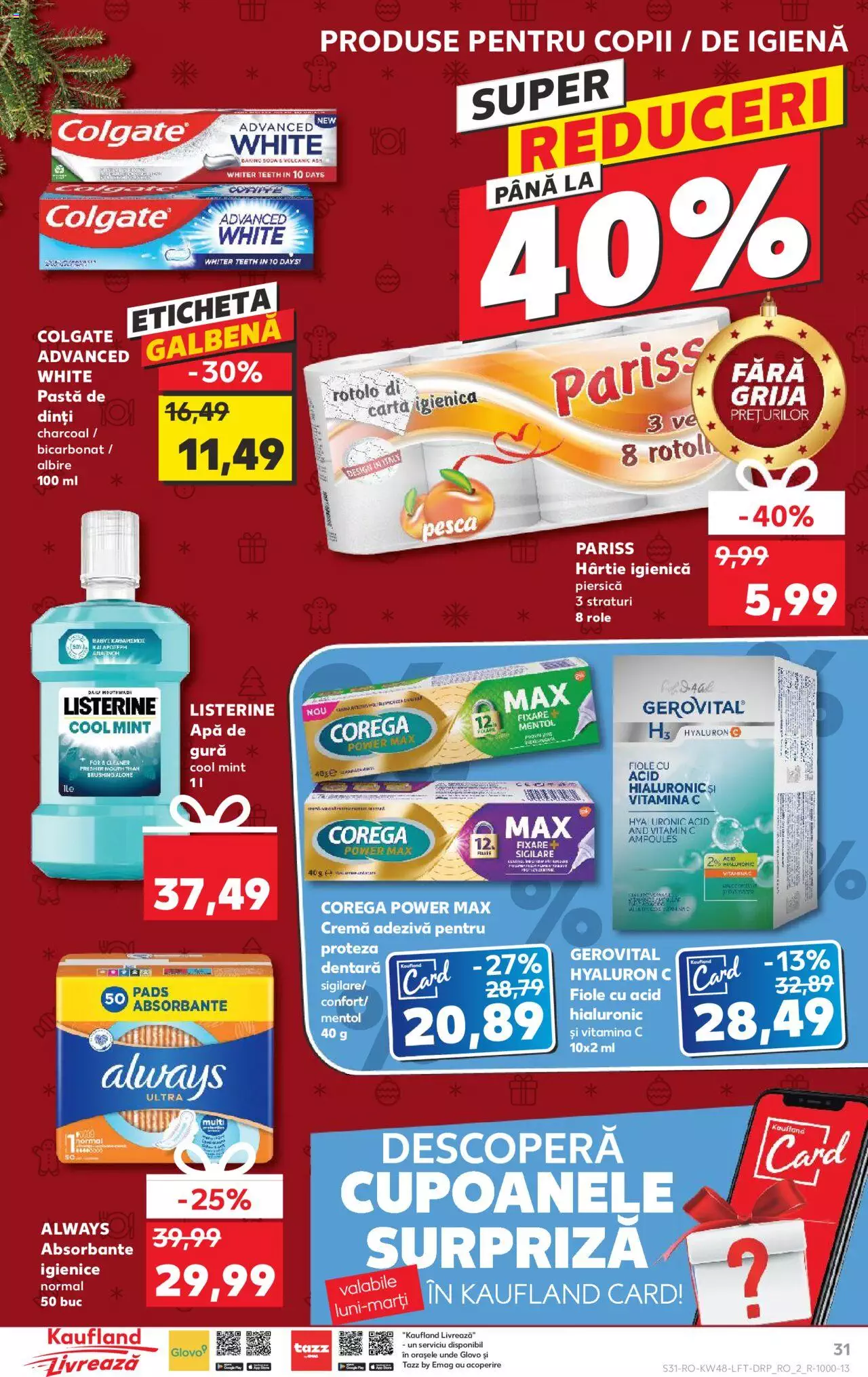 Catalog Kaufland 29 Noiembrie - 5 Decembrie 2023 | Pagina 31