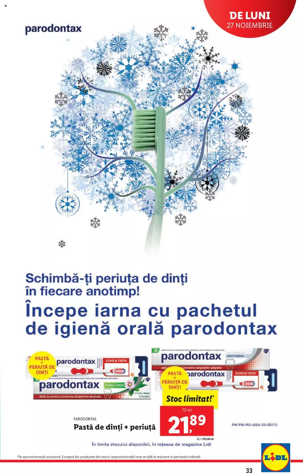 Catalog LIDL 27 Noiembrie - 3 Decembrie 2023 | Pagina 33