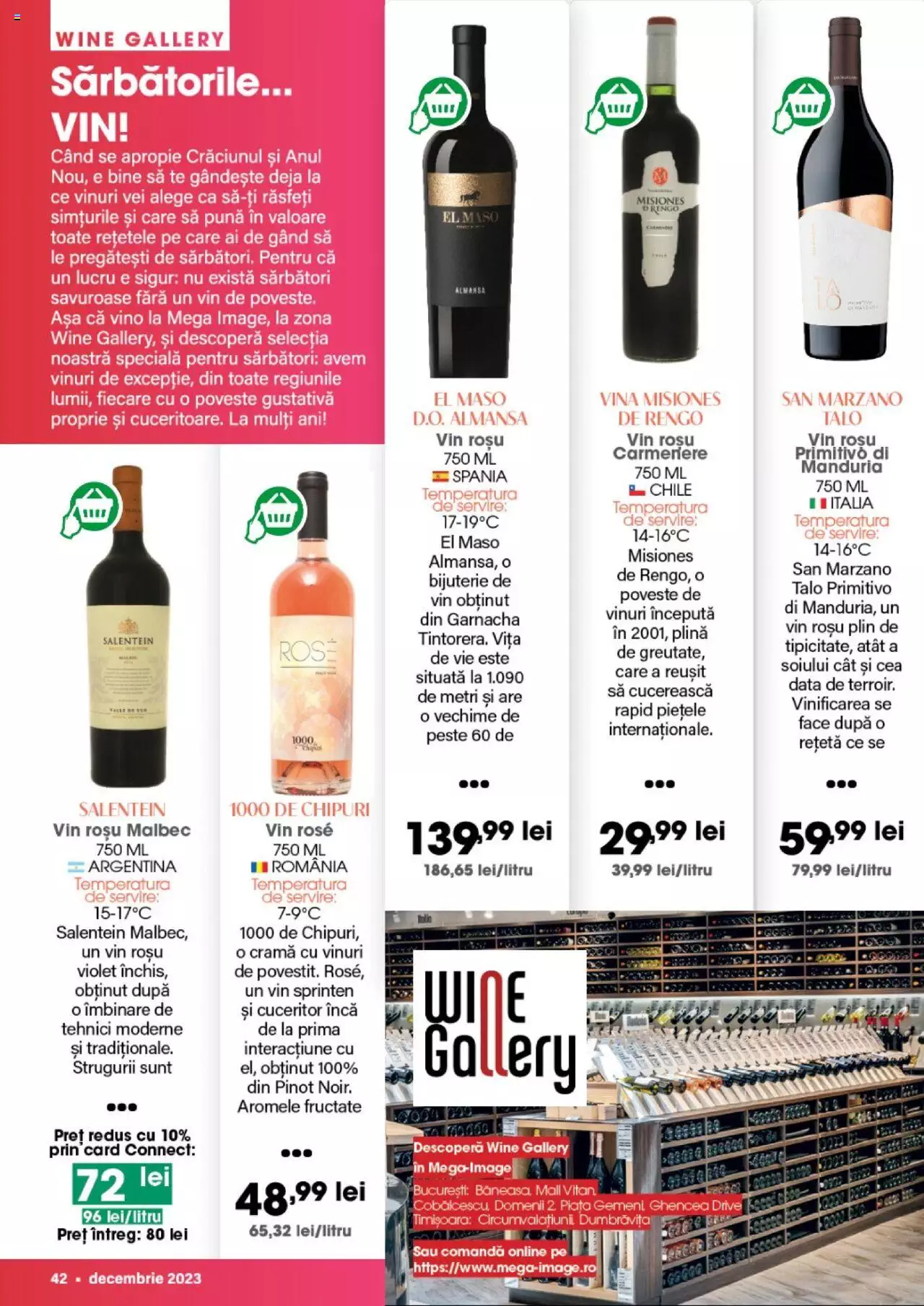 Catalog Mega Image 30 Noiembrie 2023 - 3 Ianuarie 2024 | Pagina 42