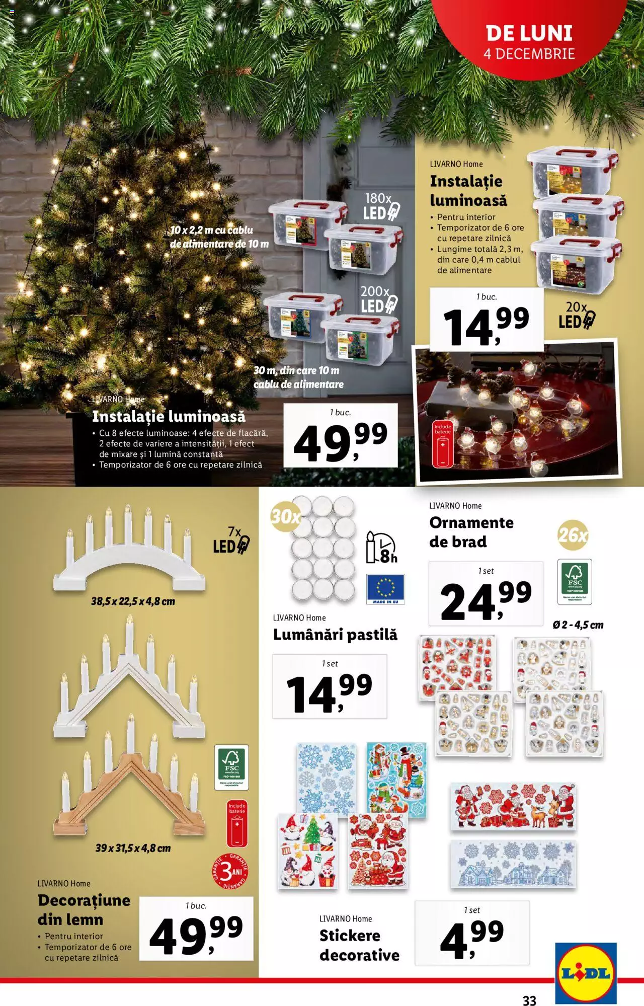 Catalog LIDL 4 - 10 Decembrie 2023 | Pagina 33