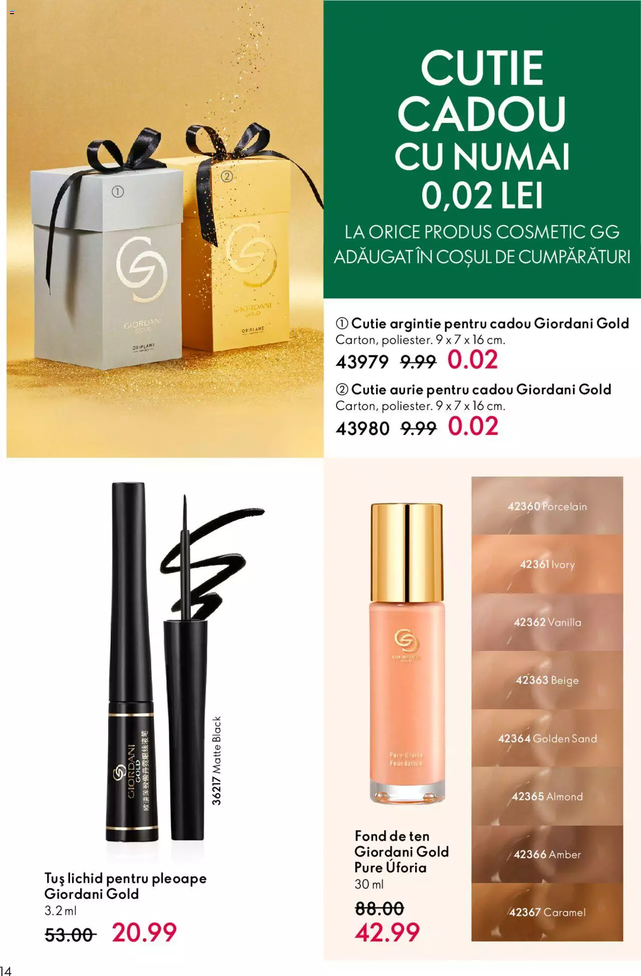Catalog Oriflame 15 Noiembrie - 5 Decembrie 2023 | Pagina 14