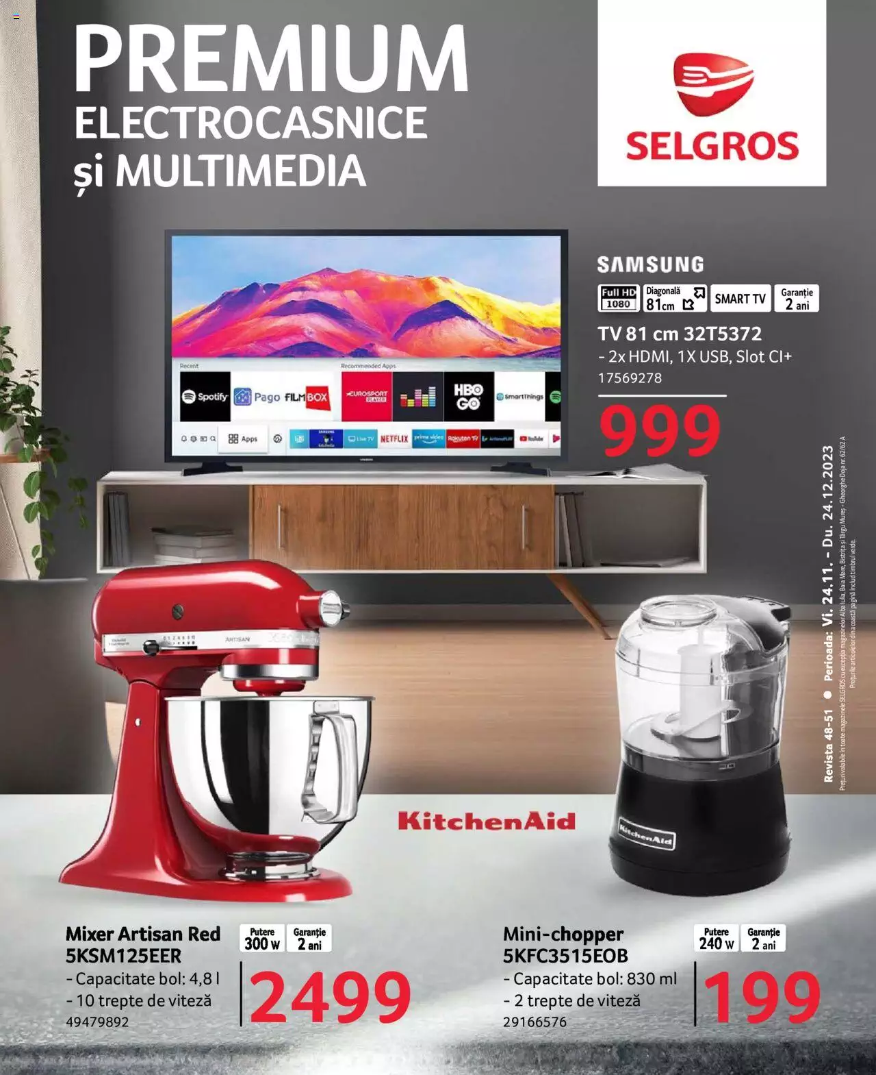 Catalog Selgros 24 Noiembrie - 24 Decembrie 2023 | Pagina 1