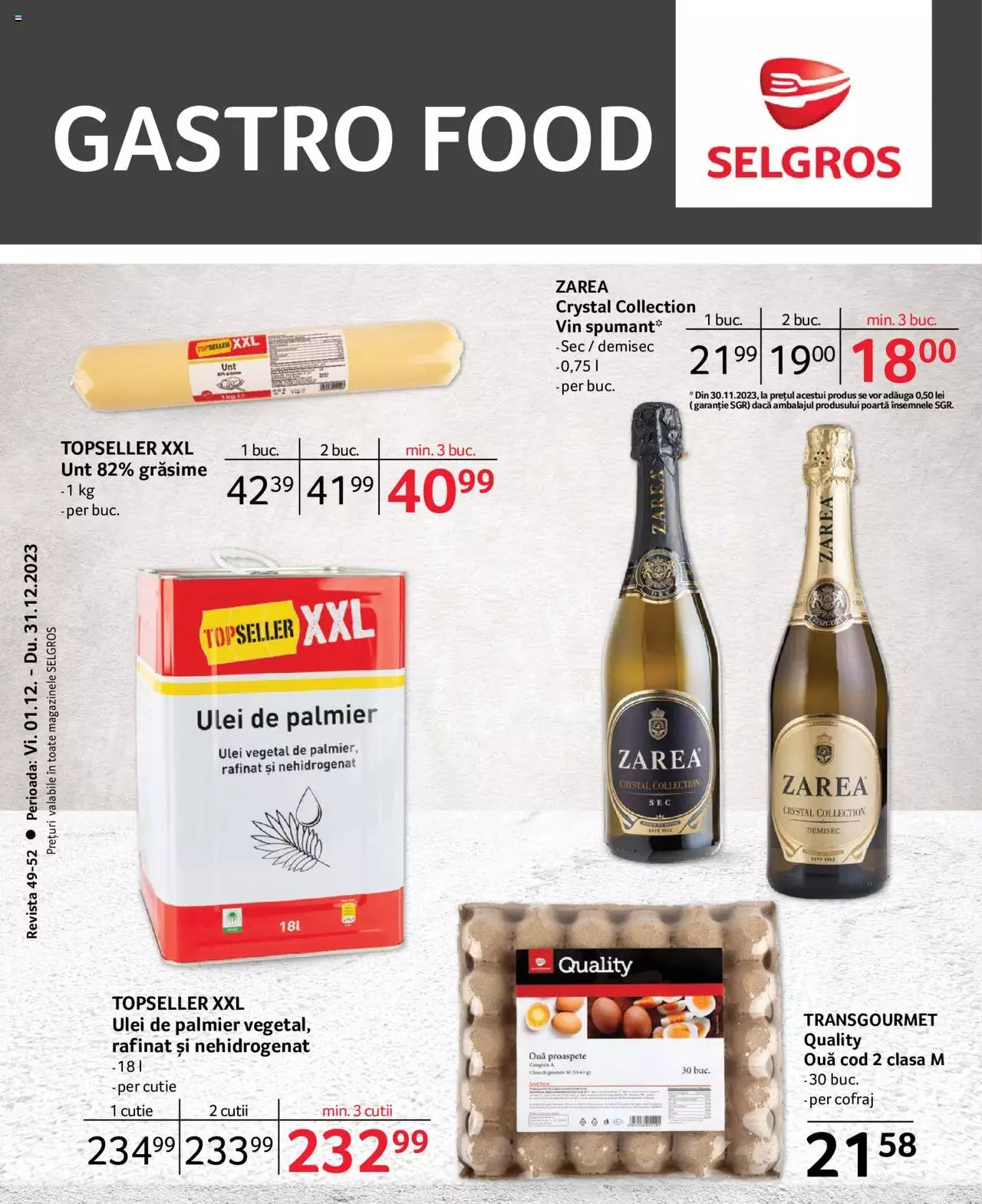 Catalog Selgros 1 - 31 Decembrie 2023 | Pagina 1