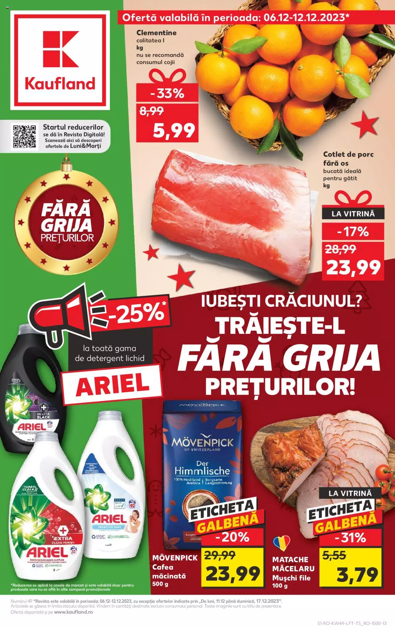 Catalog Kaufland 6 - 12 Decembrie 2023 | Pagina 1