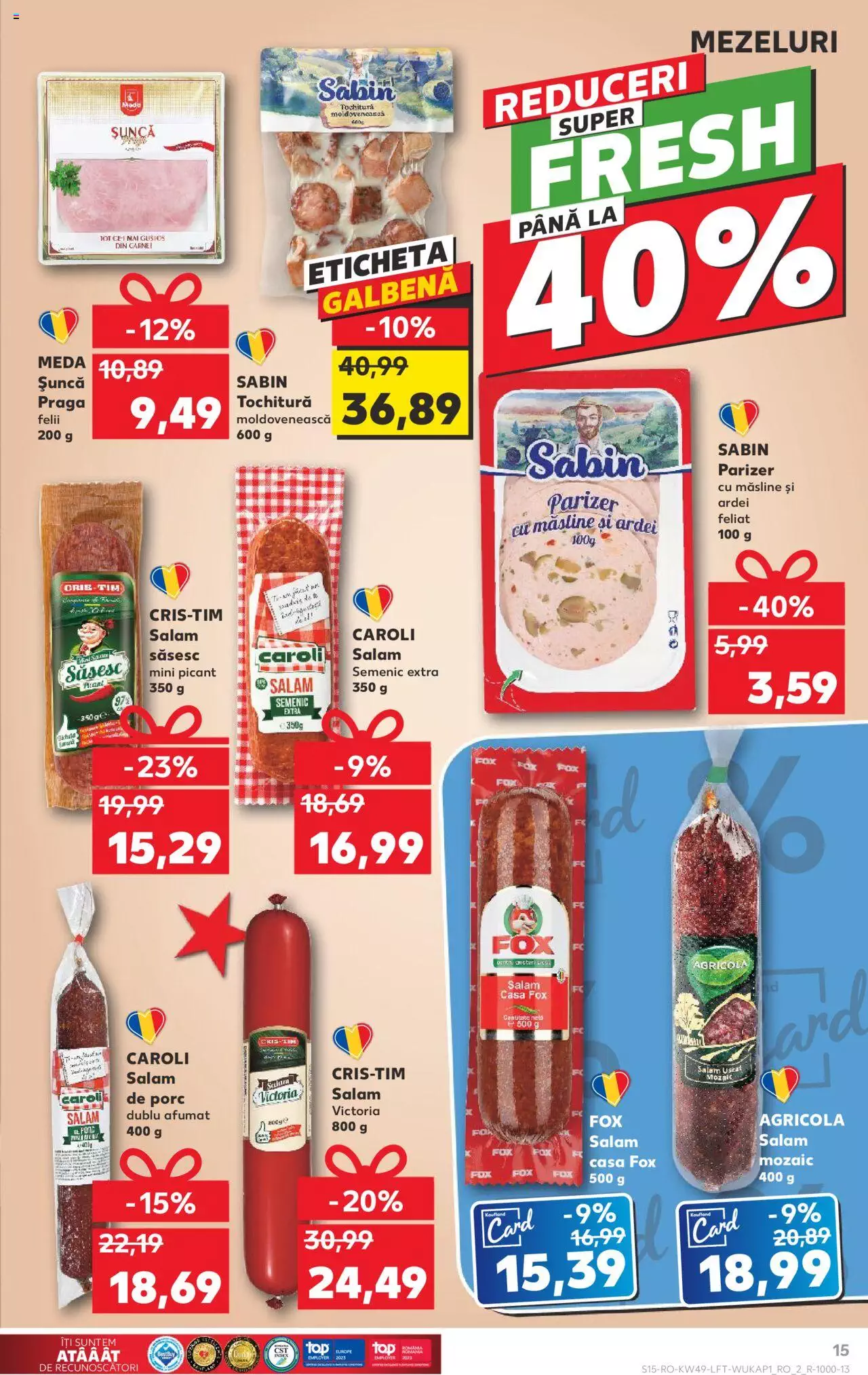 Catalog Kaufland 6 - 12 Decembrie 2023 | Pagina 15
