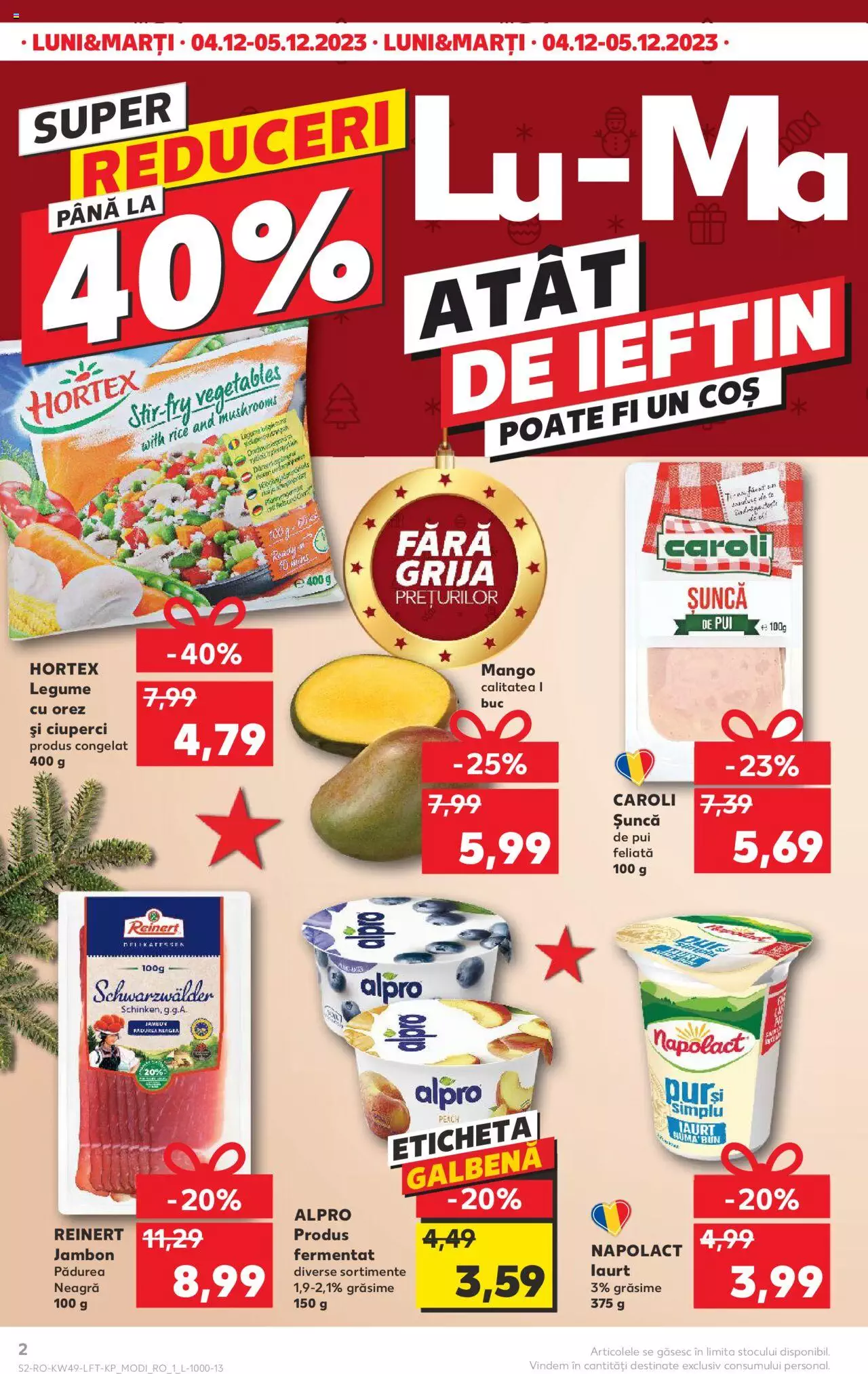 Catalog Kaufland 6 - 12 Decembrie 2023 | Pagina 2