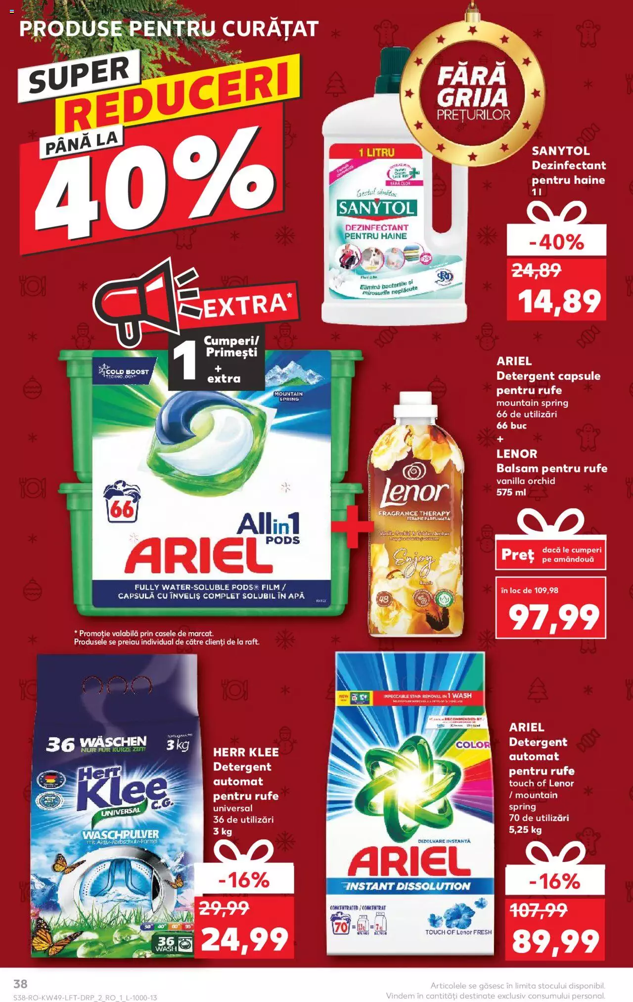 Catalog Kaufland 6 - 12 Decembrie 2023 | Pagina 38