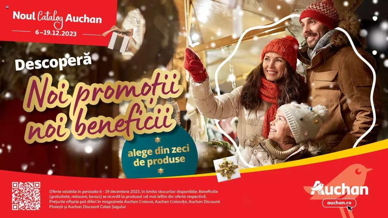 Catalog Auchan 6 - 19 Decembrie 2023 | Pagina 1