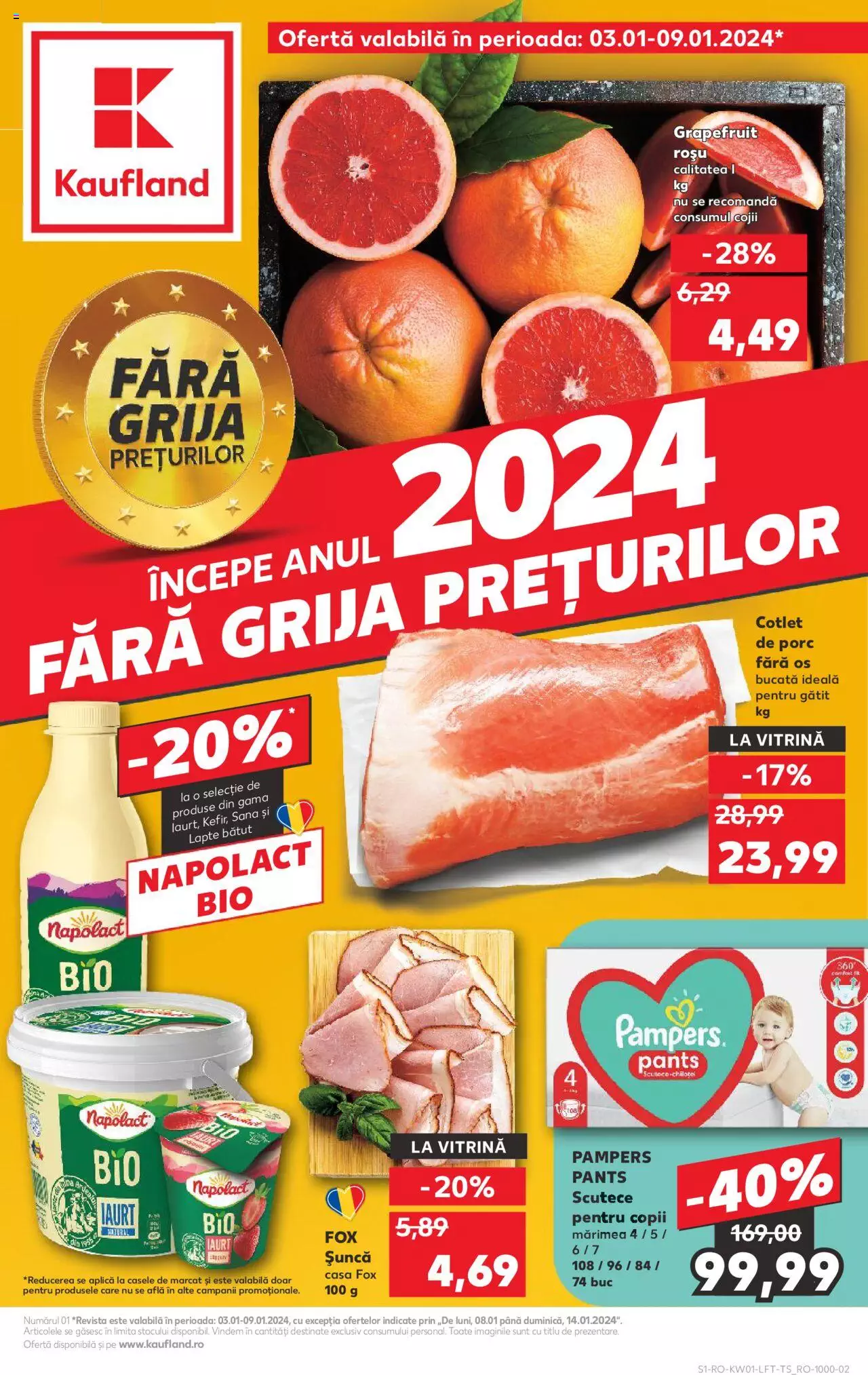 Catalog Kaufland 3 - 9 Ianuarie 2024 | Pagina 1