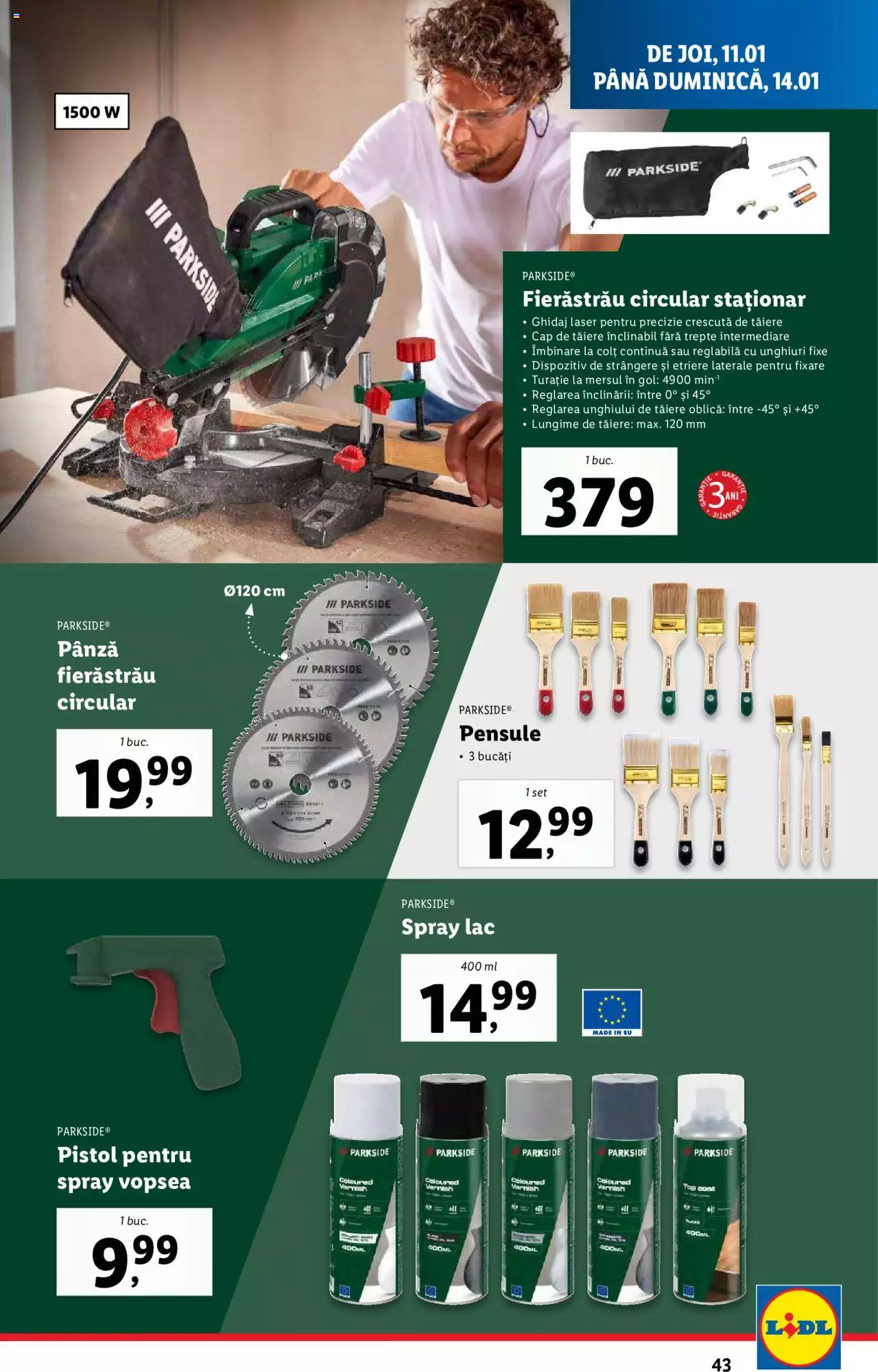 Catalog LIDL 8 - 14 Ianuarie 2024 | Pagina 43