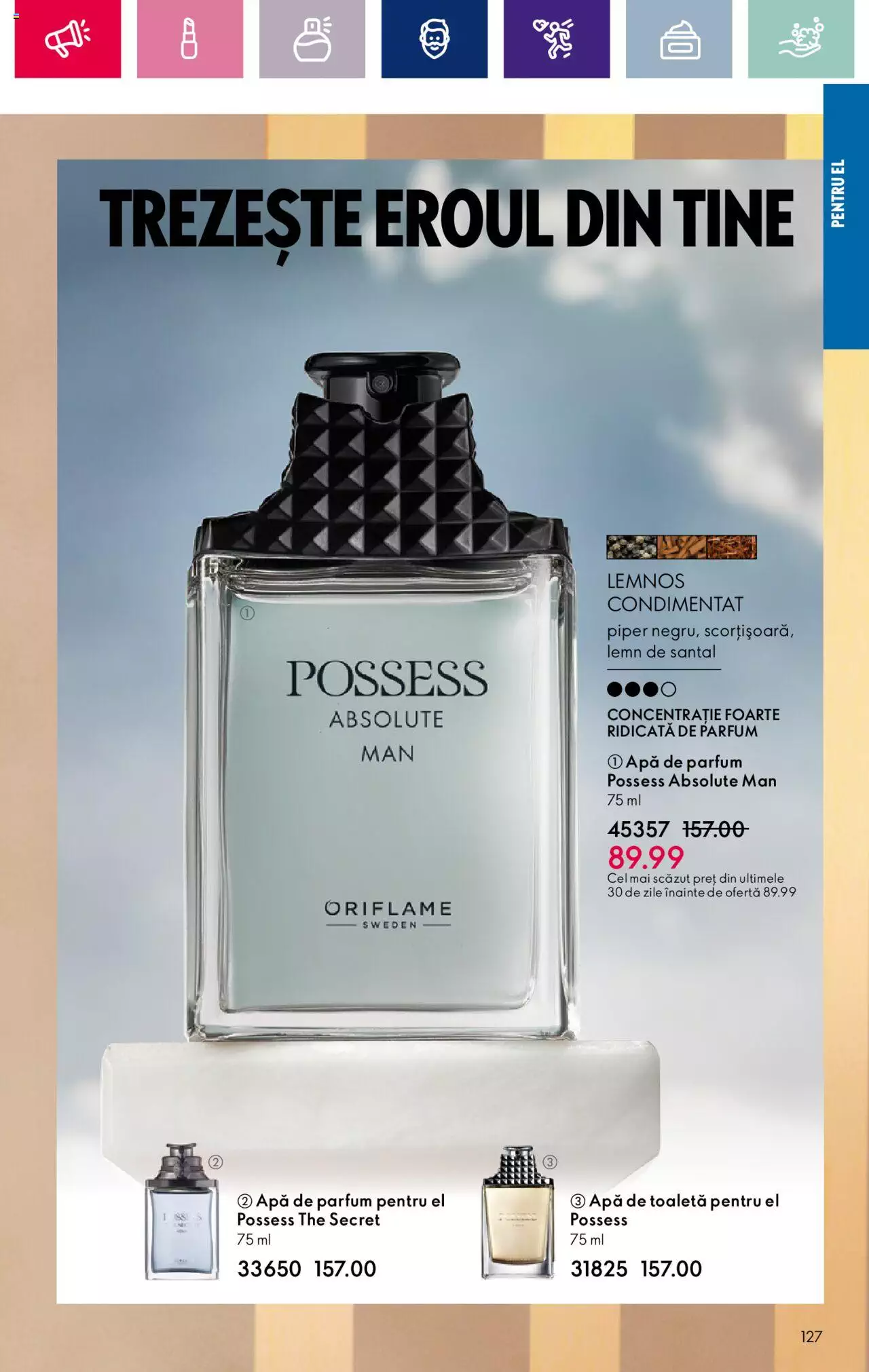 Catalog Oriflame 28 Decembrie 2023 - 22 Ianuarie 2024 | Pagina 127