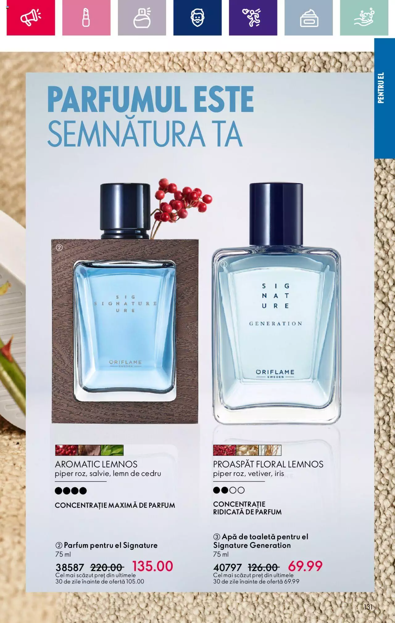 Catalog Oriflame 28 Decembrie 2023 - 22 Ianuarie 2024 | Pagina 131