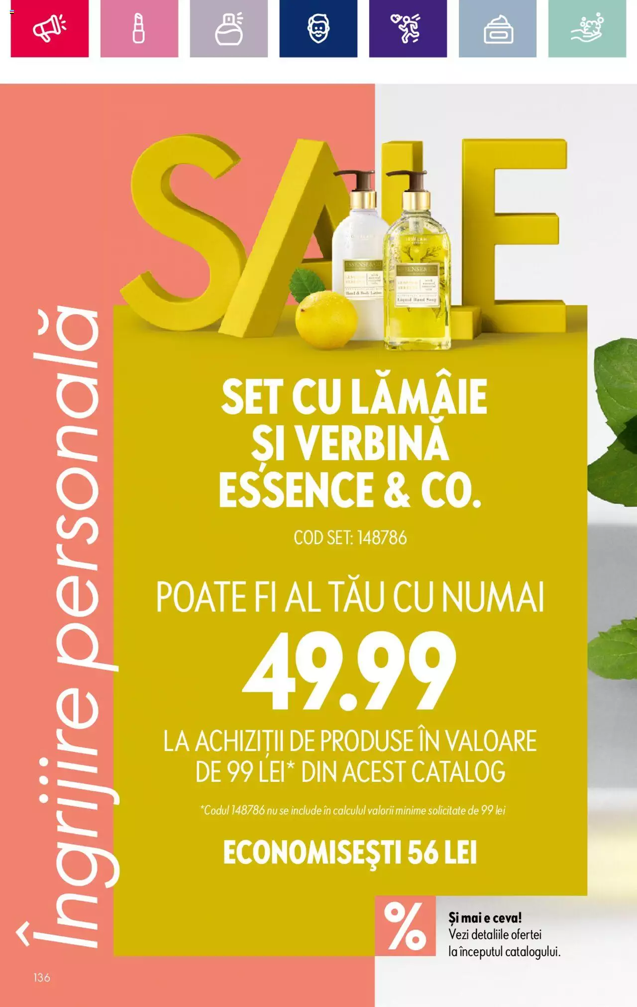 Catalog Oriflame 28 Decembrie 2023 - 22 Ianuarie 2024 | Pagina 136