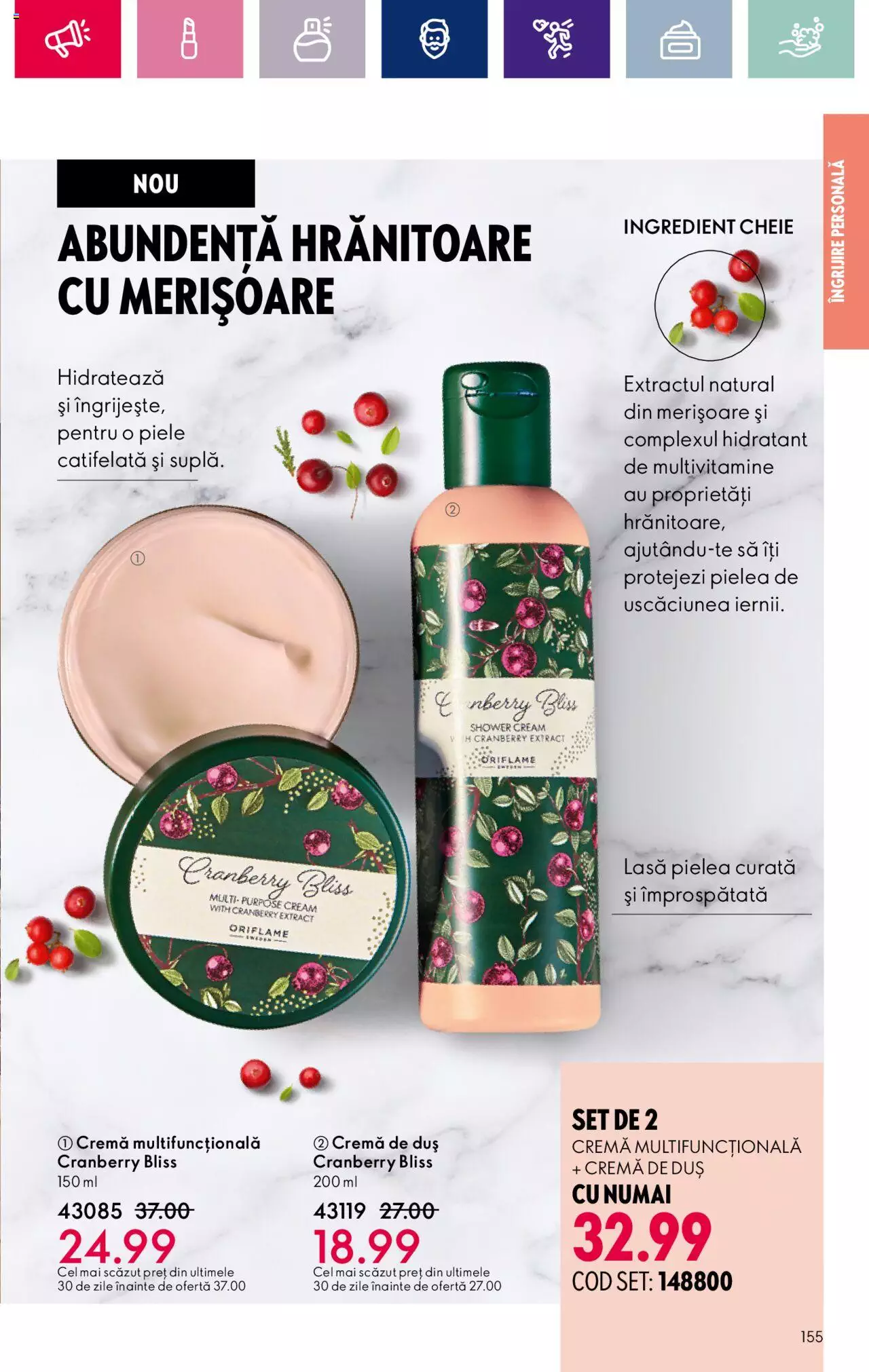Catalog Oriflame 23 Ianuarie - 12 Februarie 2024 | Pagina 155