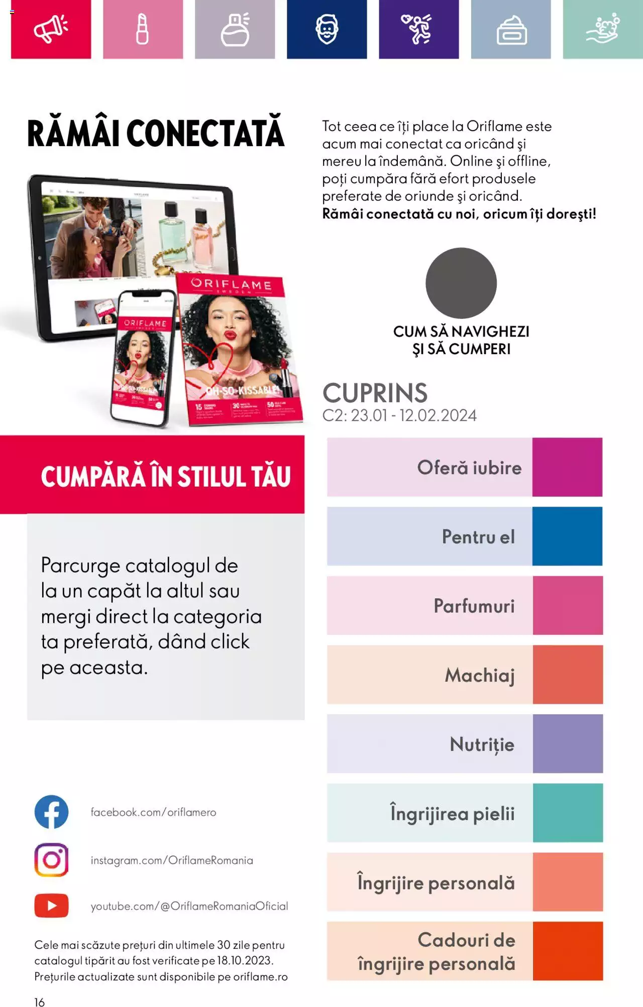 Catalog Oriflame 23 Ianuarie - 12 Februarie 2024 | Pagina 16