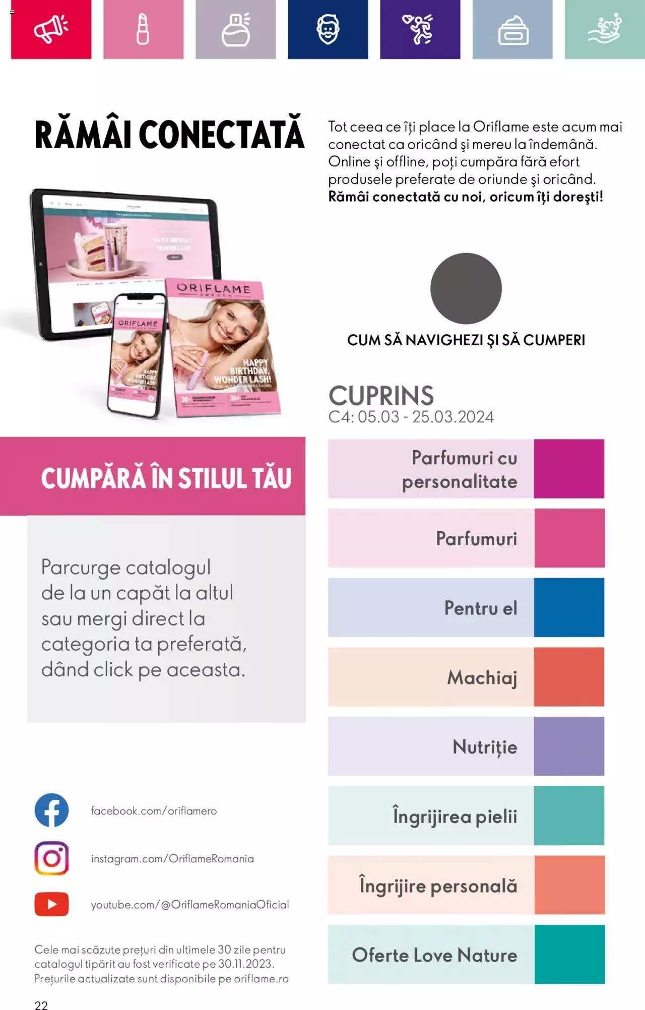Catalog Oriflame 5 - 25 Martie 2024 | Pagina 22