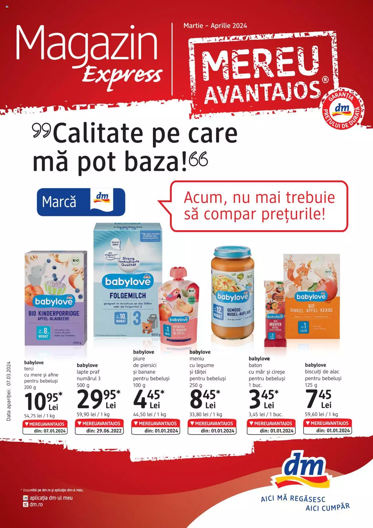 Catalog DM Drogerie Markt 7 Martie - 2 Aprilie 2024 | Pagina 1