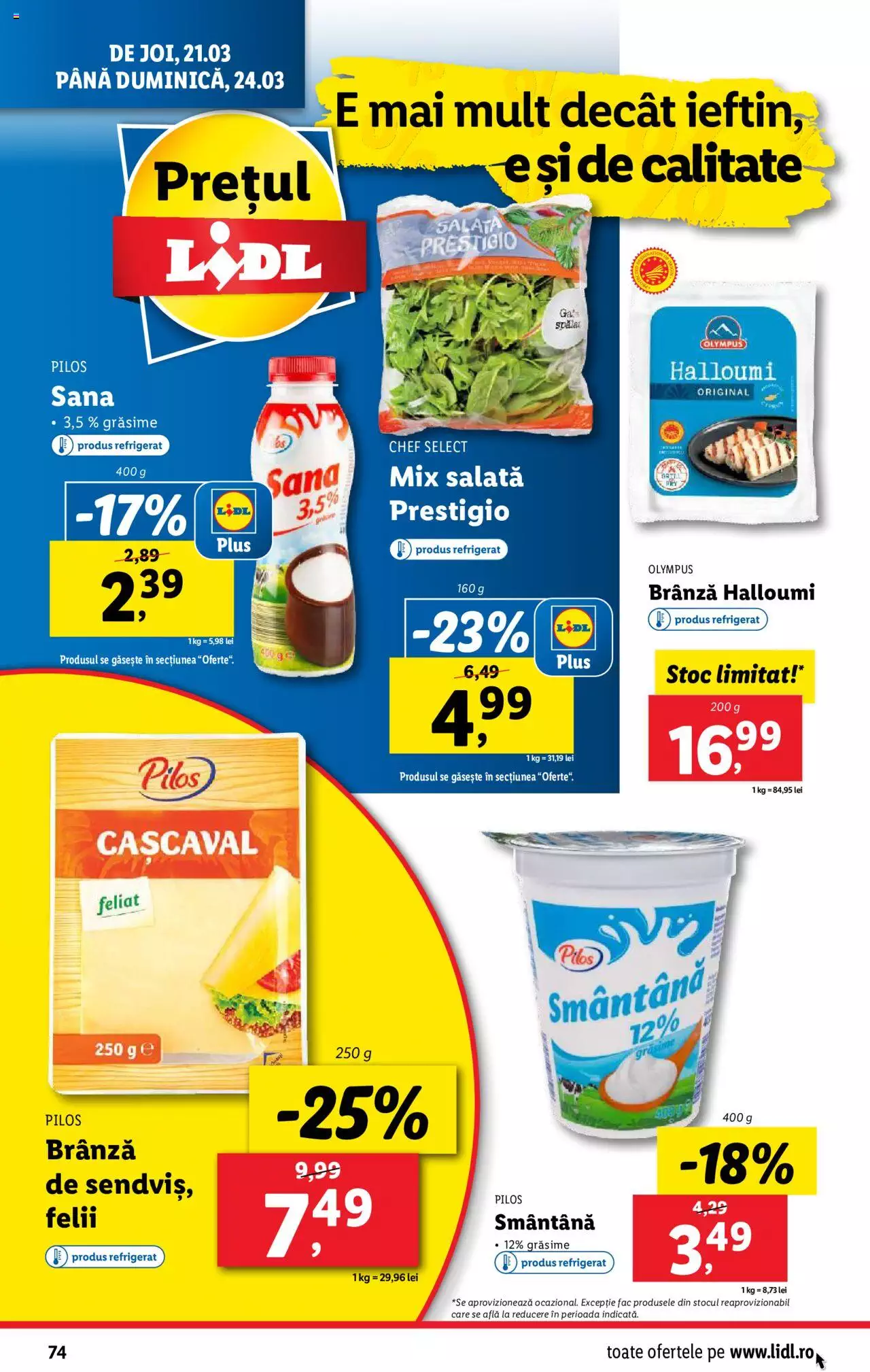 Catalog LIDL 18 - 24 Martie 2024 | Pagina 74