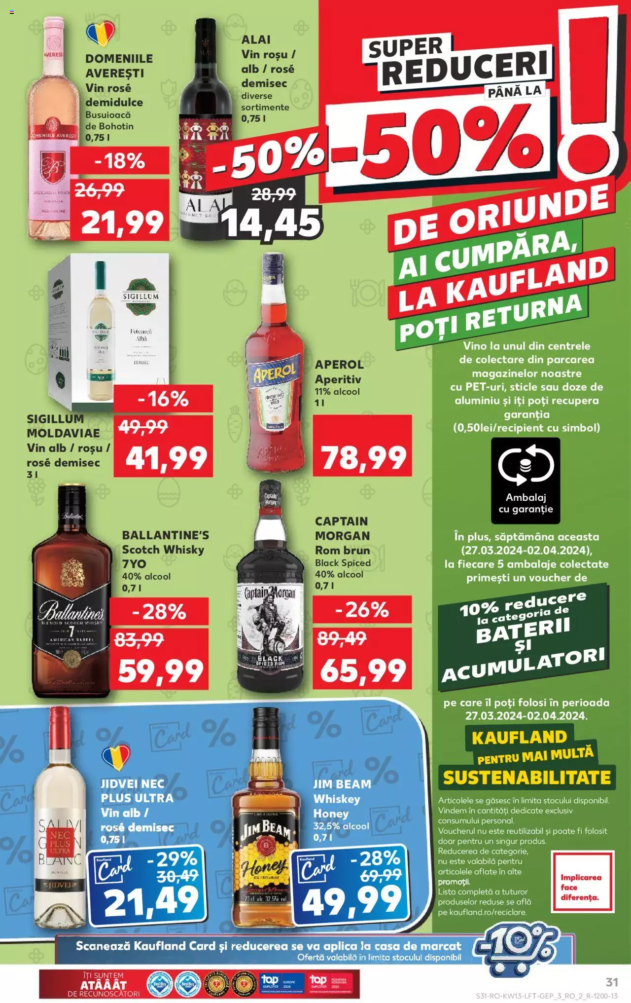 Catalog Kaufland 27 Martie - 2 Aprilie 2024 | Pagina 31