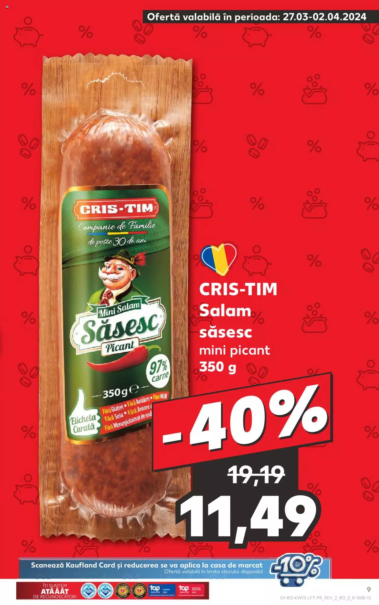 Catalog Kaufland 27 Martie - 2 Aprilie 2024 | Pagina 9