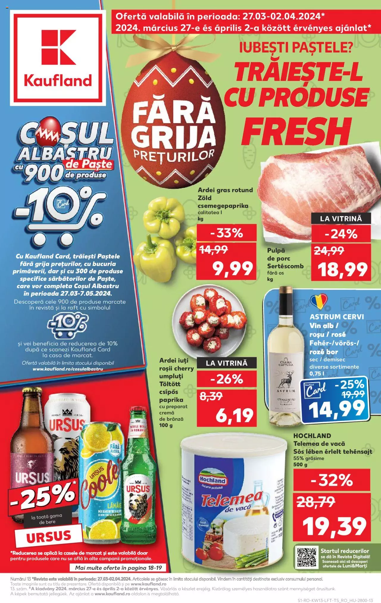Catalog Kaufland 27 Martie - 2 Aprilie 2024 | Pagina 1