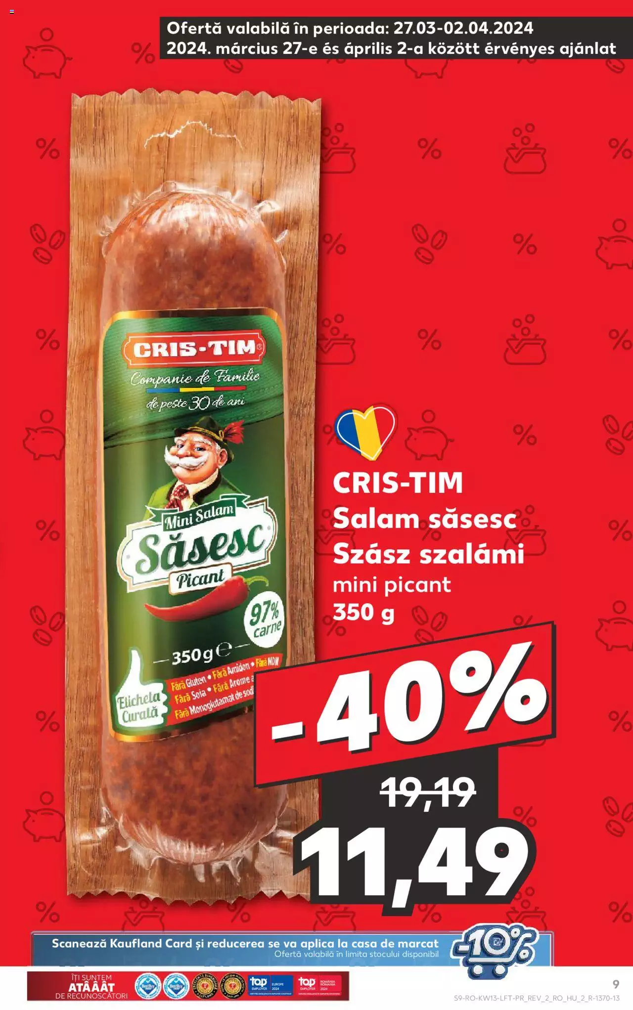 Catalog Kaufland 27 Martie - 2 Aprilie 2024 | Pagina 9