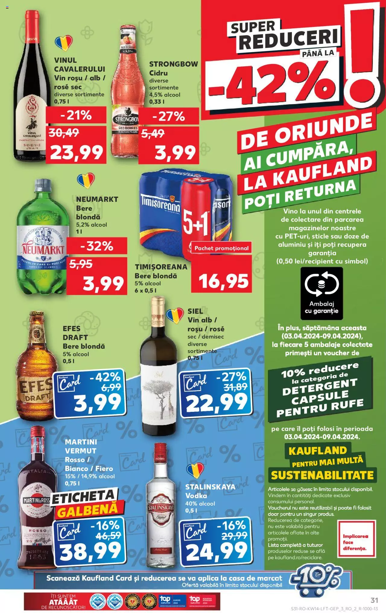 Catalog Kaufland 3 - 9 Aprilie 2024 | Pagina 31