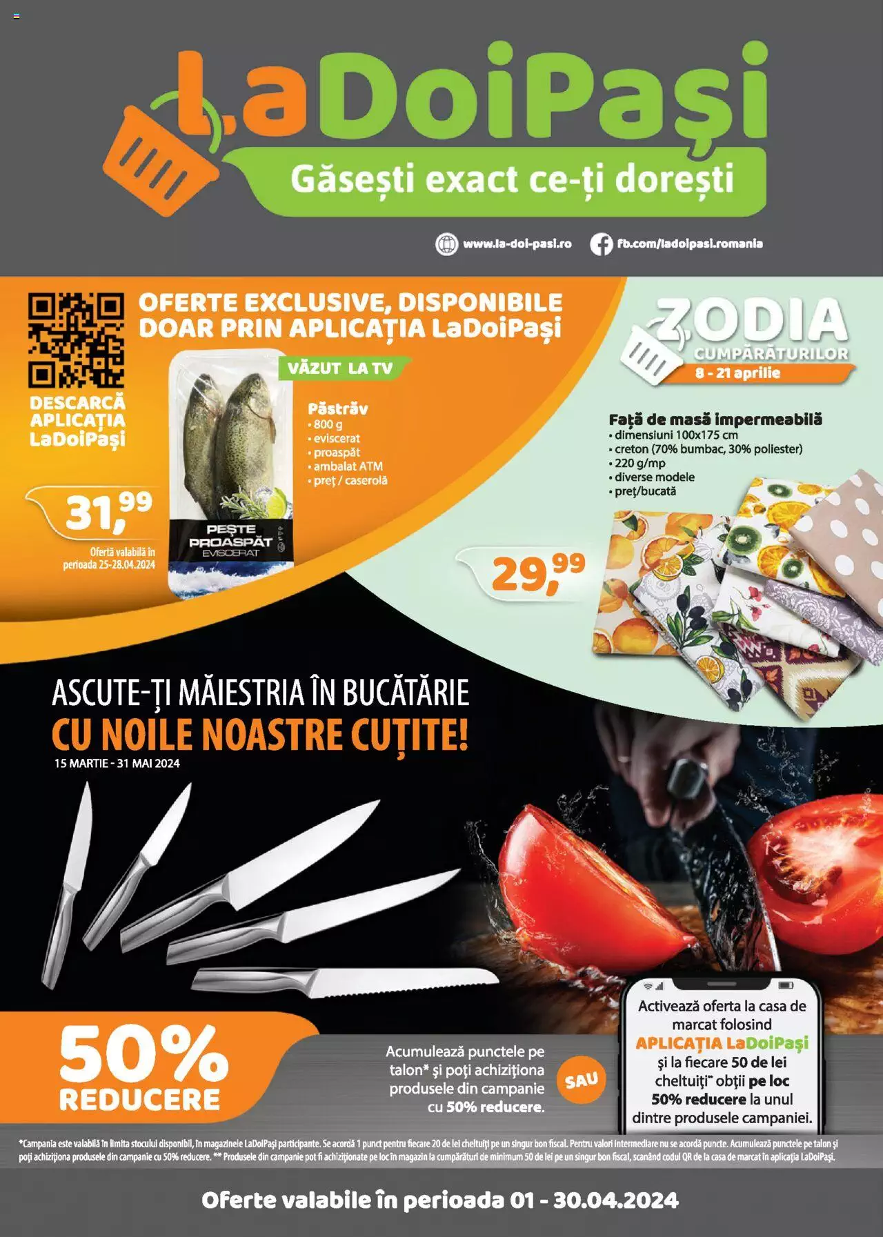 Catalog La Doi Pași 1 - 30 Aprilie 2024 | Pagina 1