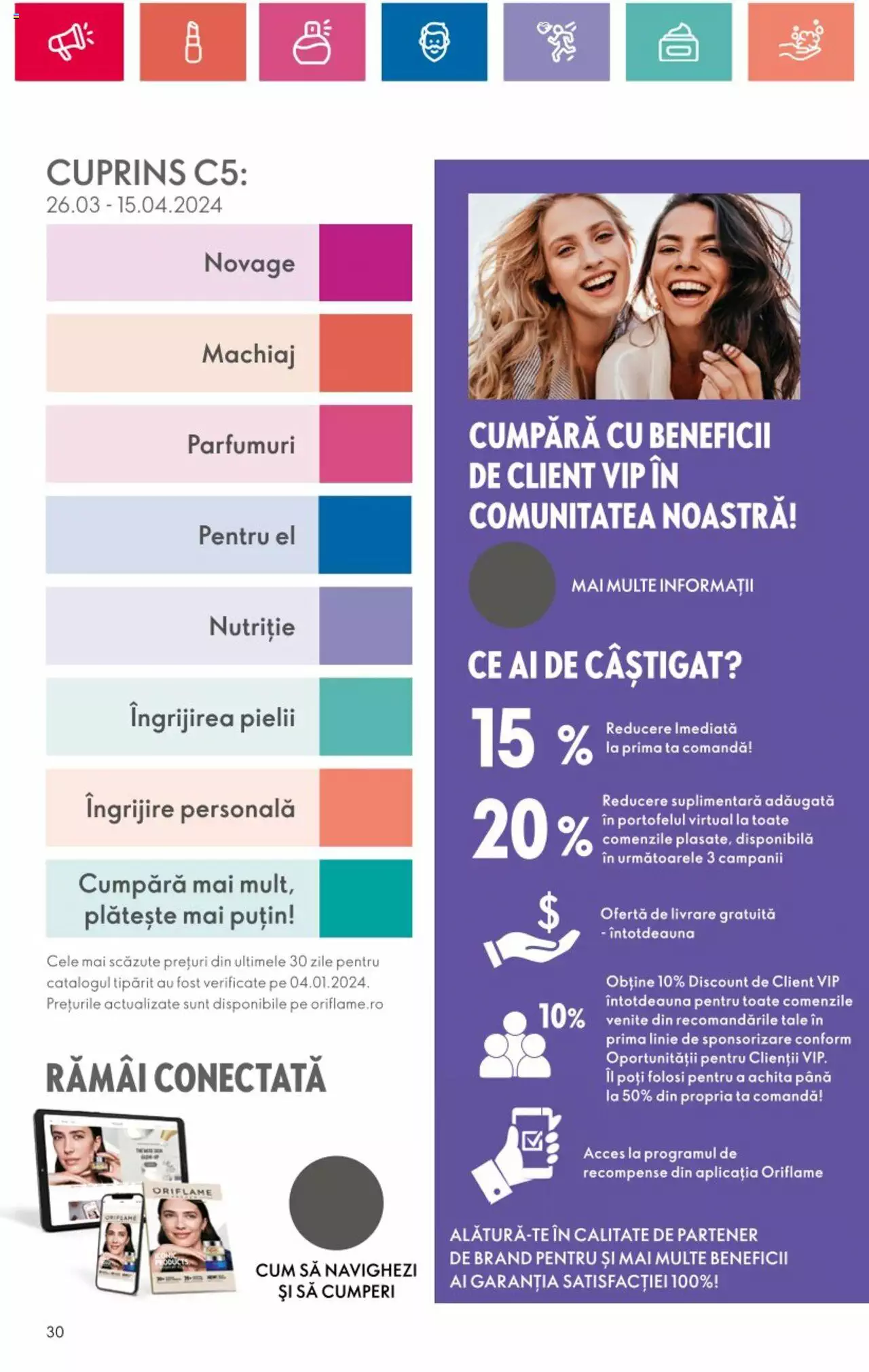 Catalog Oriflame 26 Martie - 15 Aprilie 2024 | Pagina 30